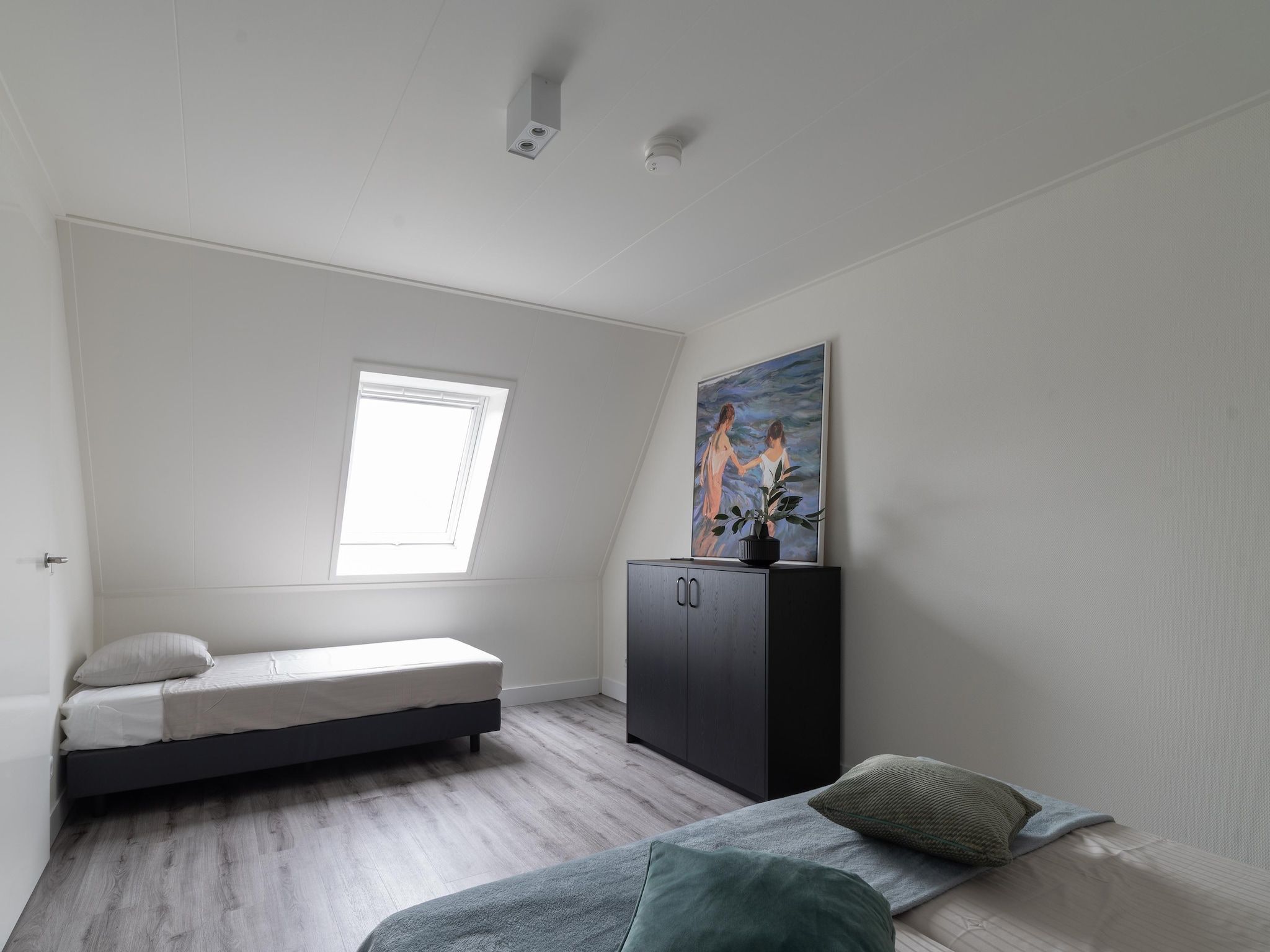 Een slaapkamer van 6 persoons vrijstaand met sauna - 2 in Colijnsplaat