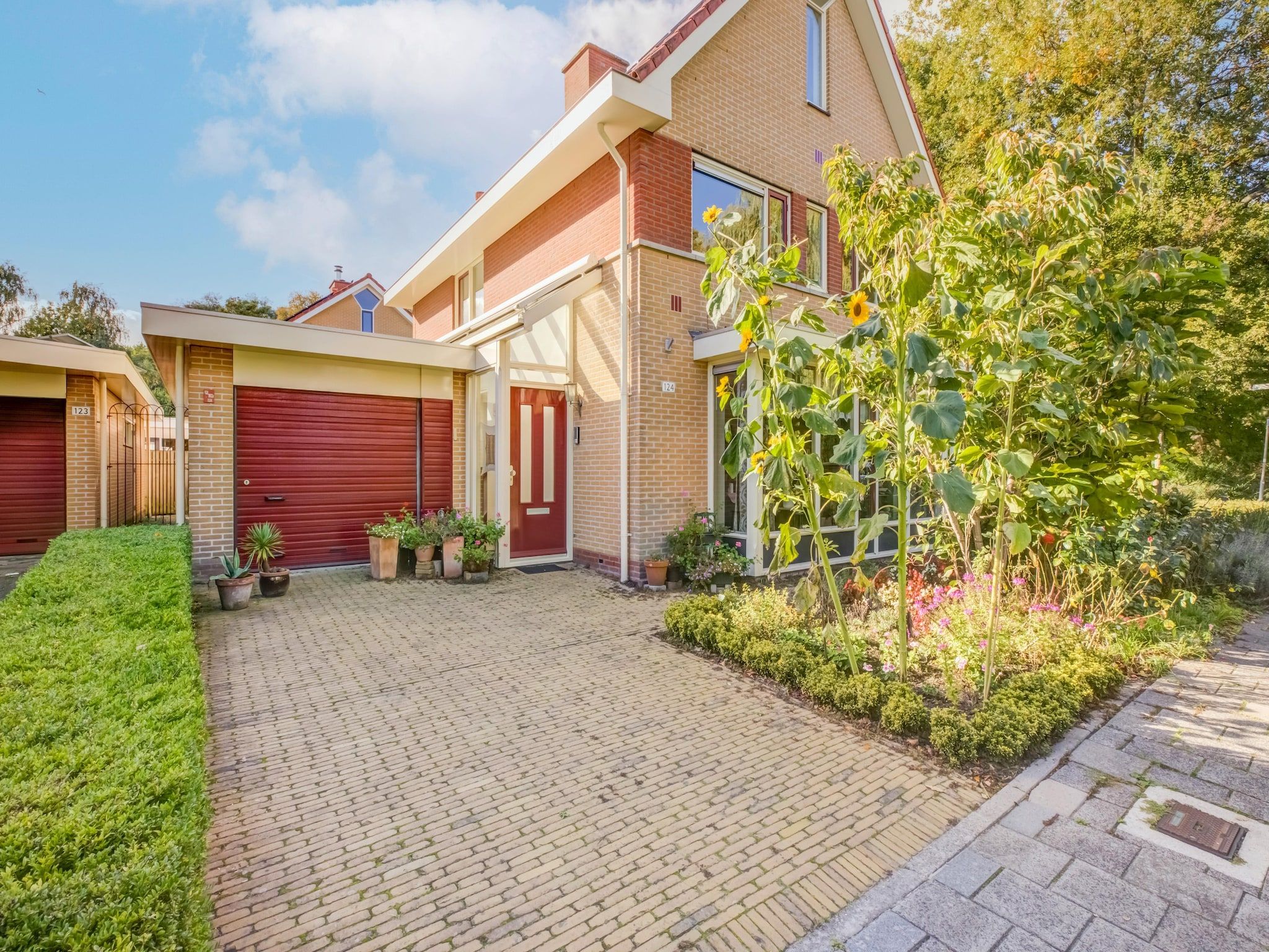 De buitenkant van Vakantiewoning Blauw in Hoorn