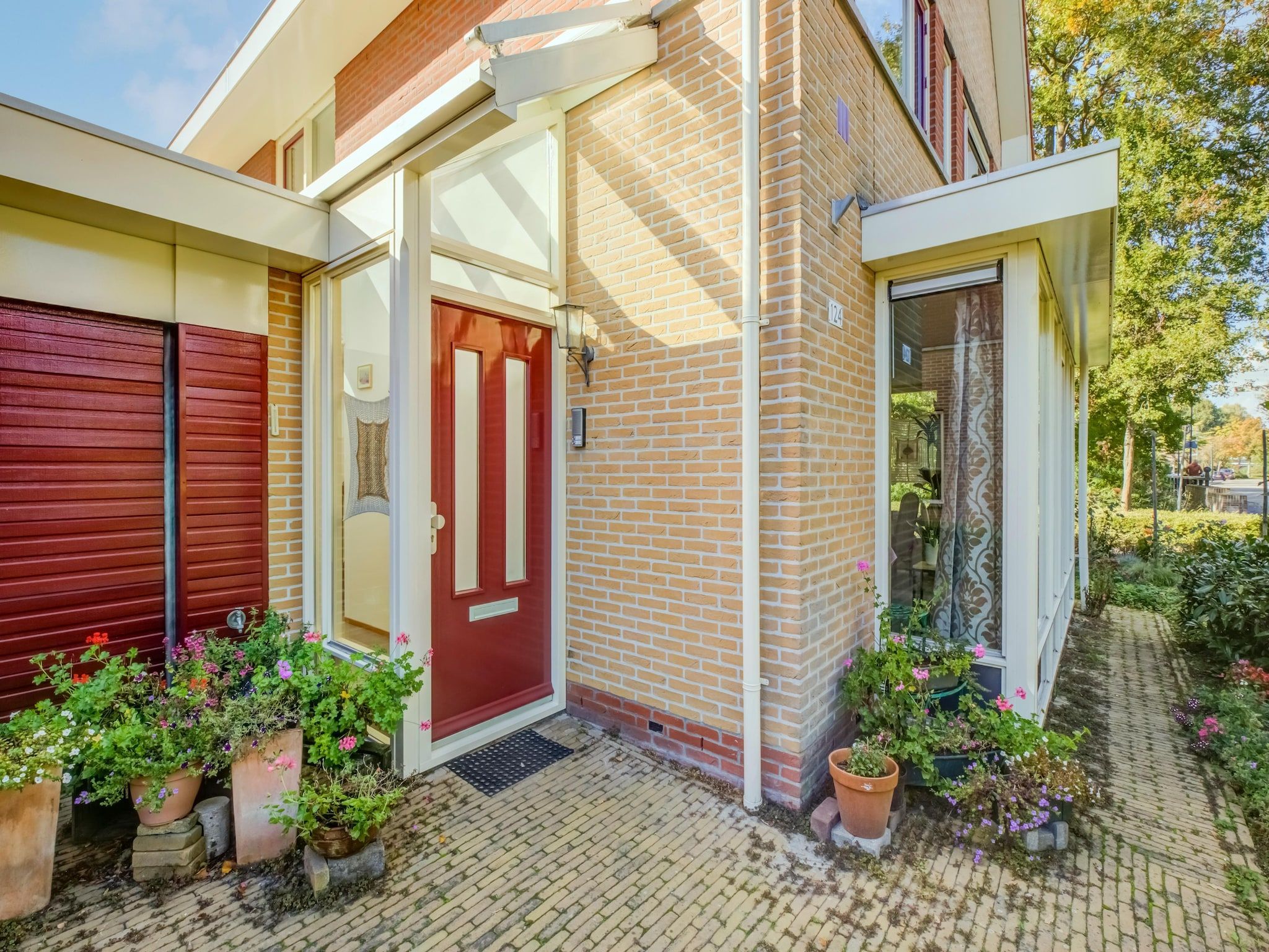 De buitenkant van Vakantiewoning Blauw in Hoorn