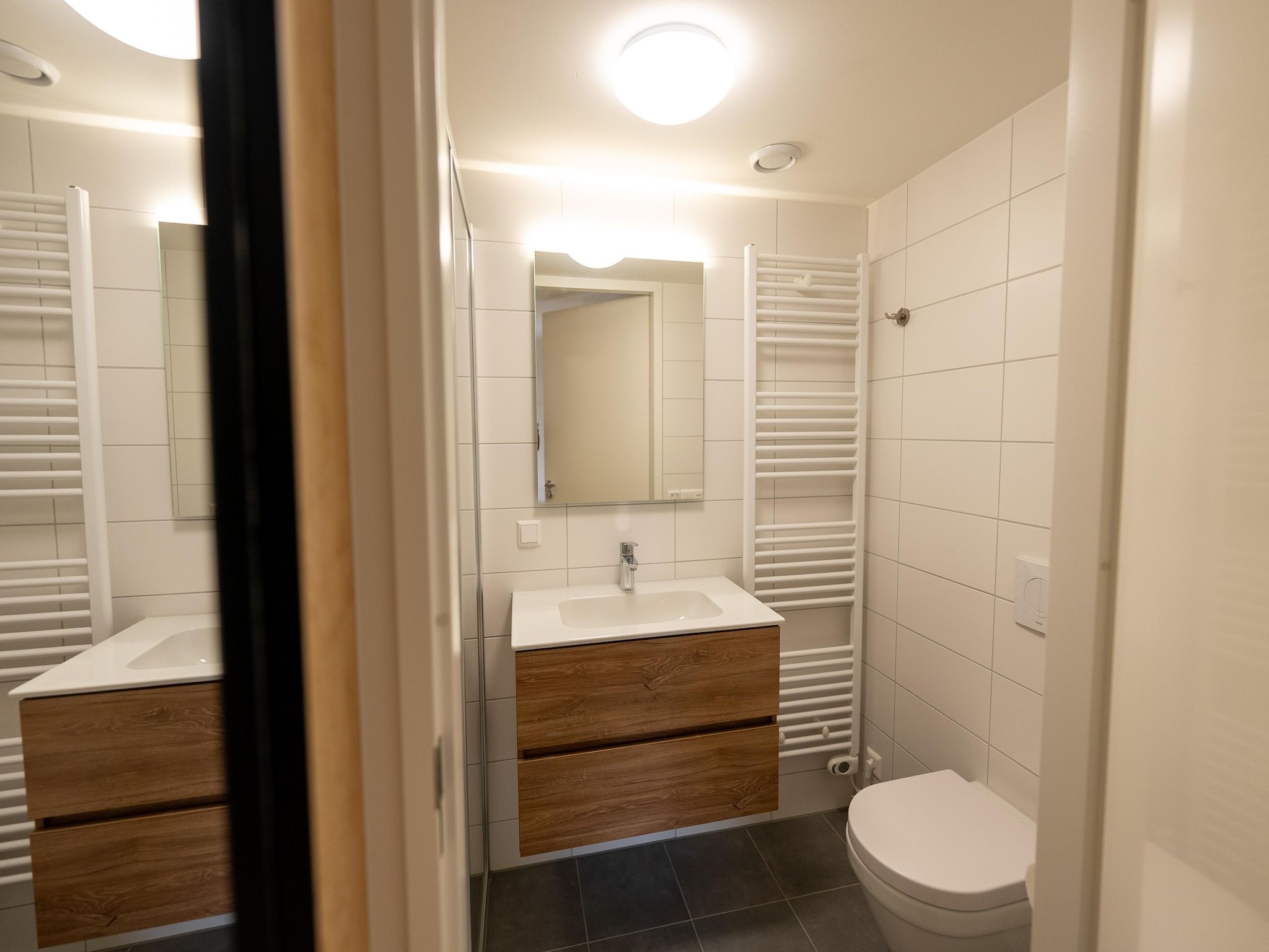 De badkamer van Vakantiepark Zeebad 13 in Breskens