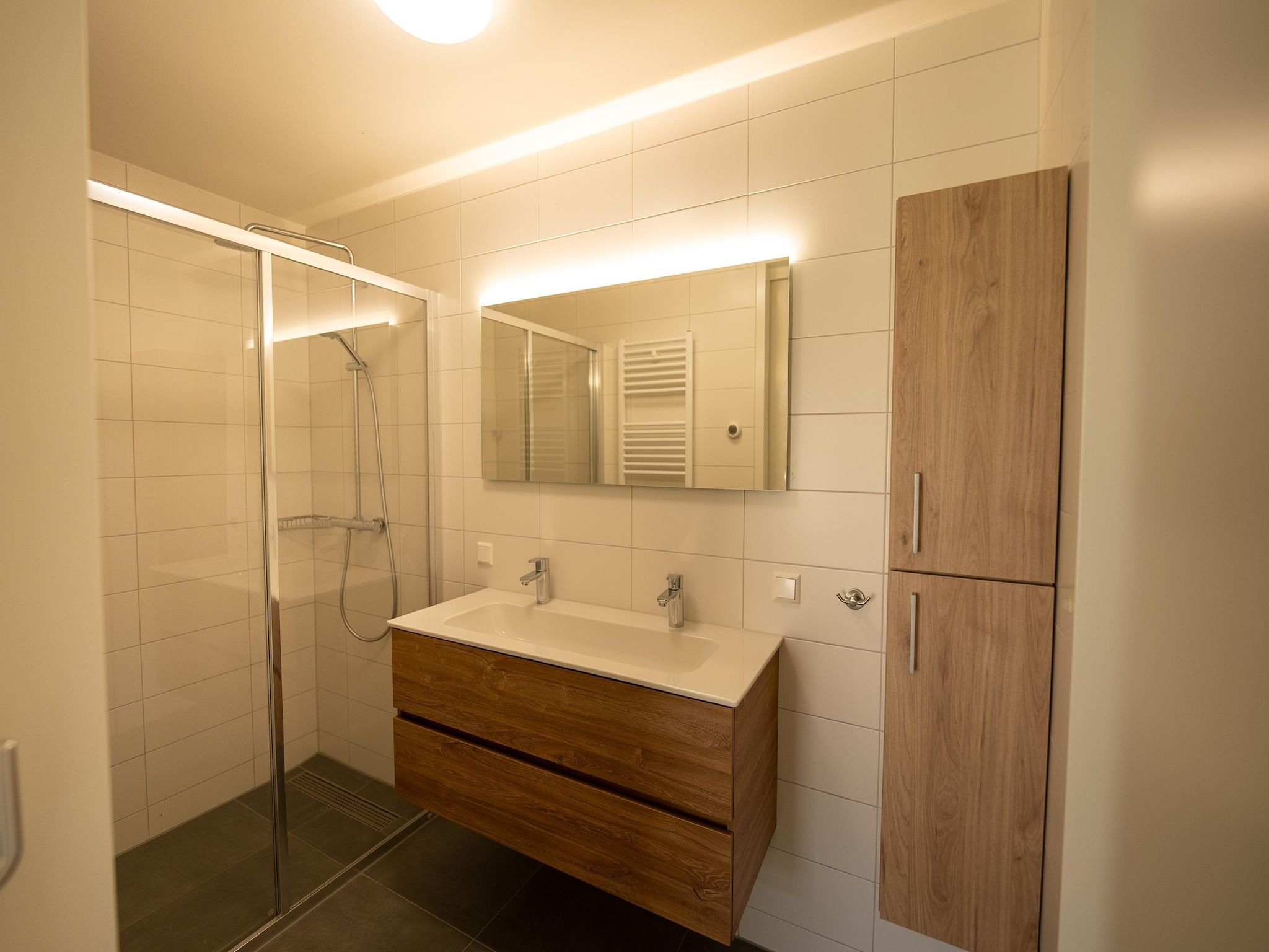 De badkamer van Vakantiepark Zeebad 14 in Breskens