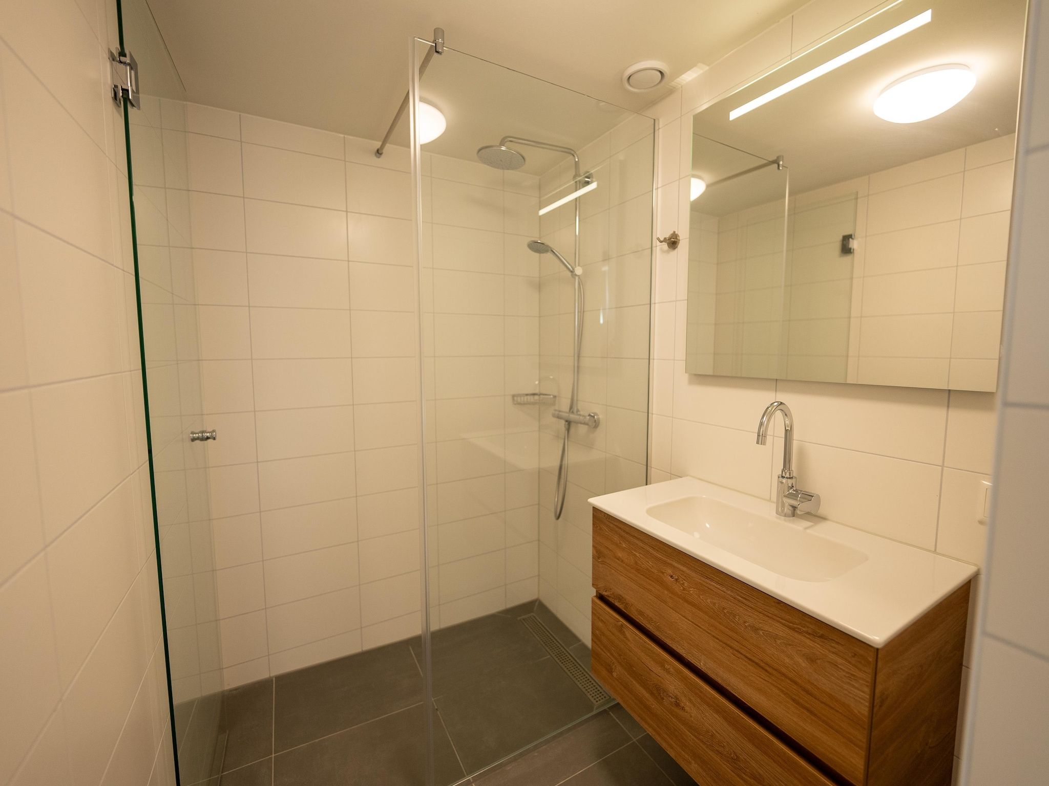 De badkamer van Vakantiepark Zeebad 16 in Breskens