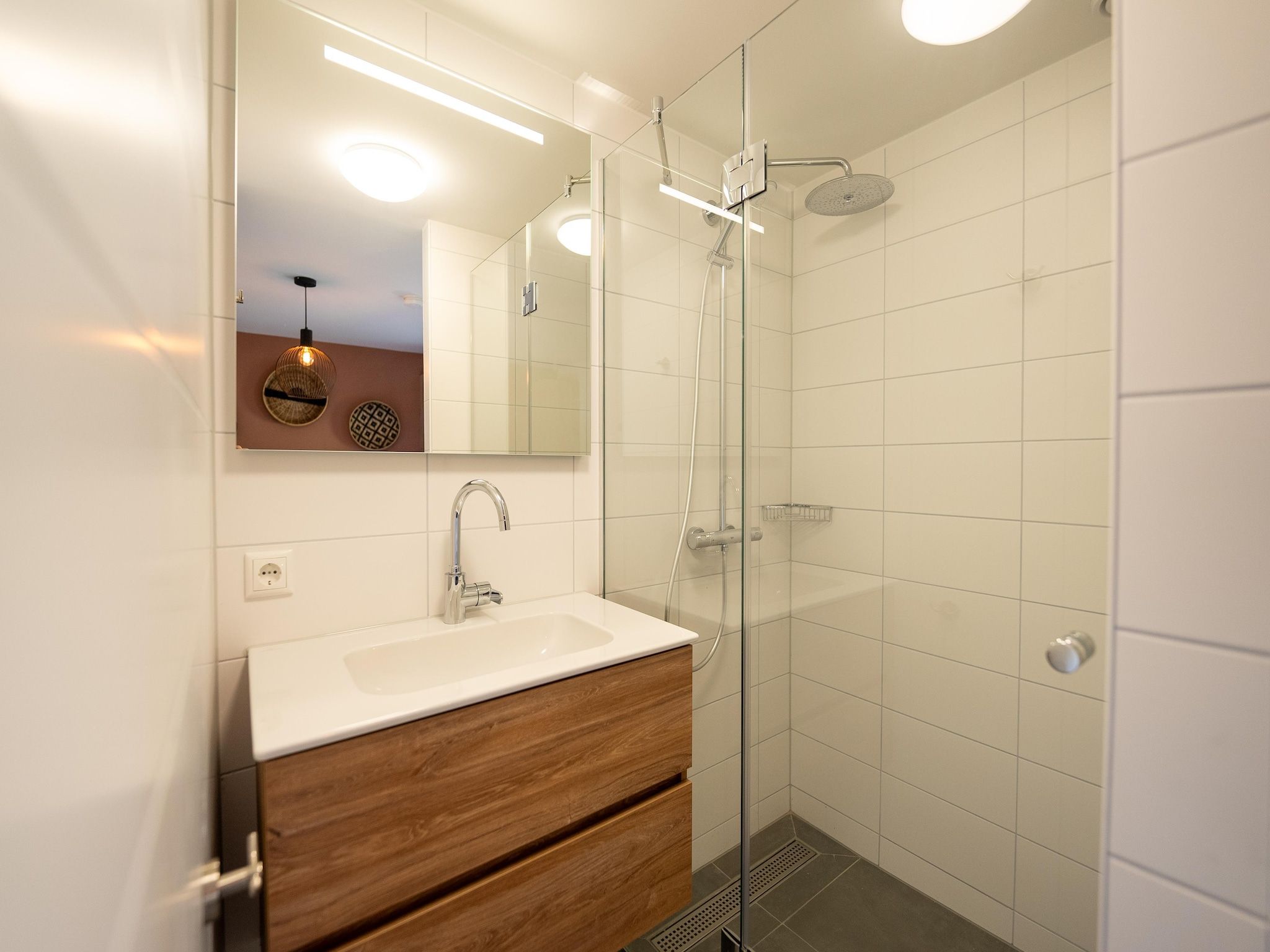 De badkamer van Vakantiepark Zeebad 19 in Breskens