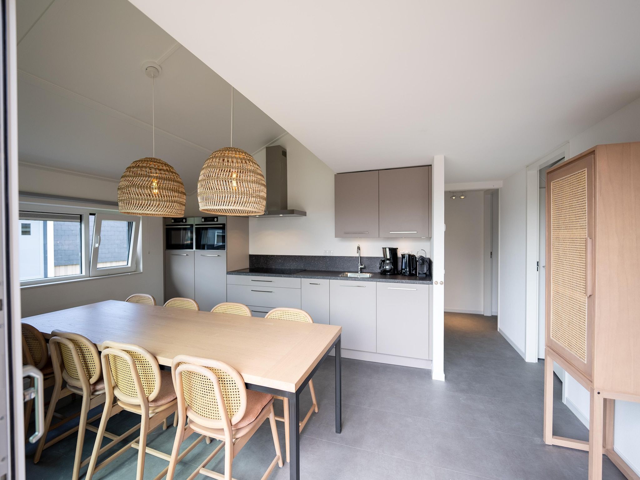 De keuken van Vakantiepark Zeebad 19 in Breskens