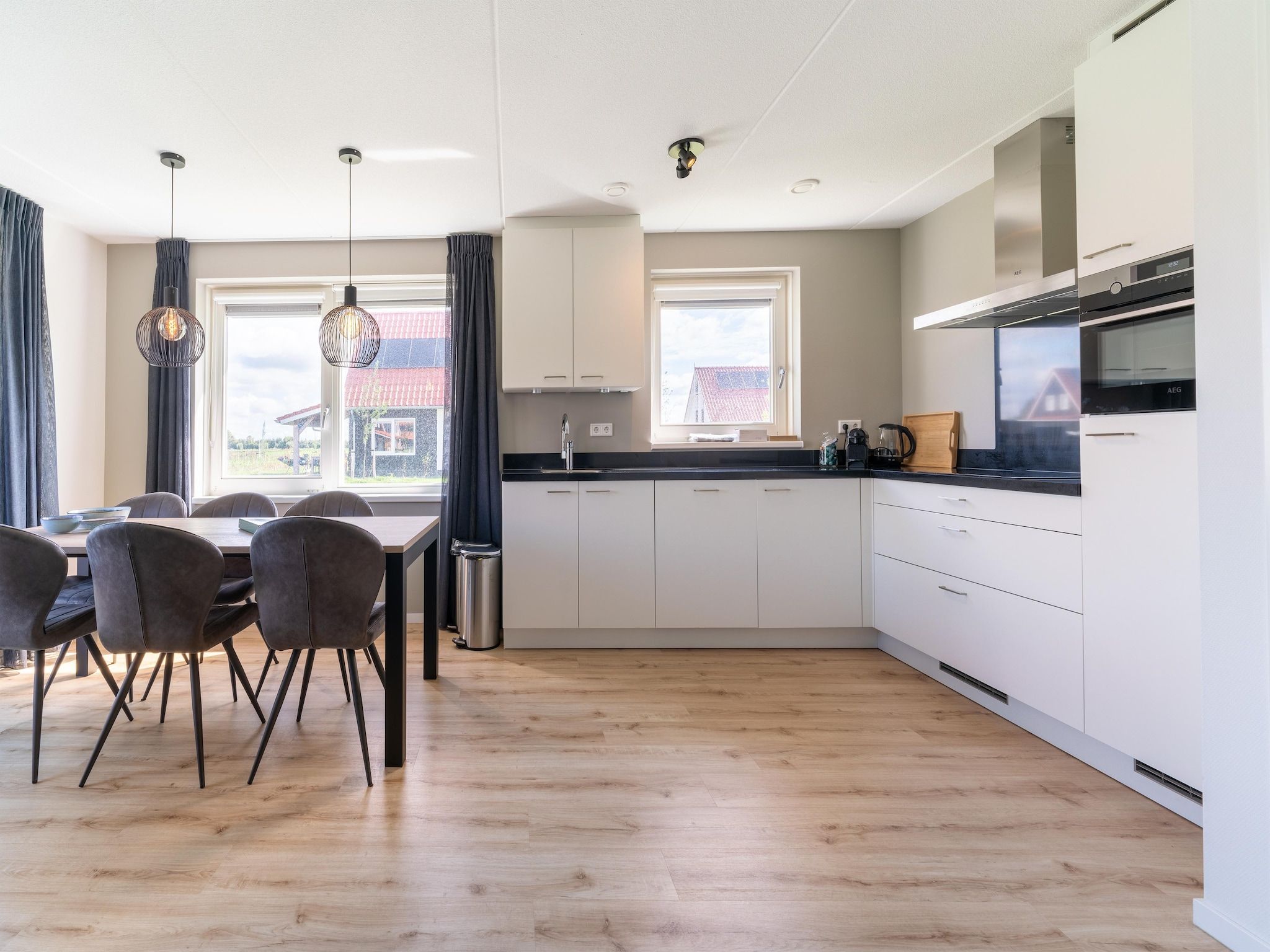 De keuken van De Scholekster Huis Nr 29 in Scherpenisse