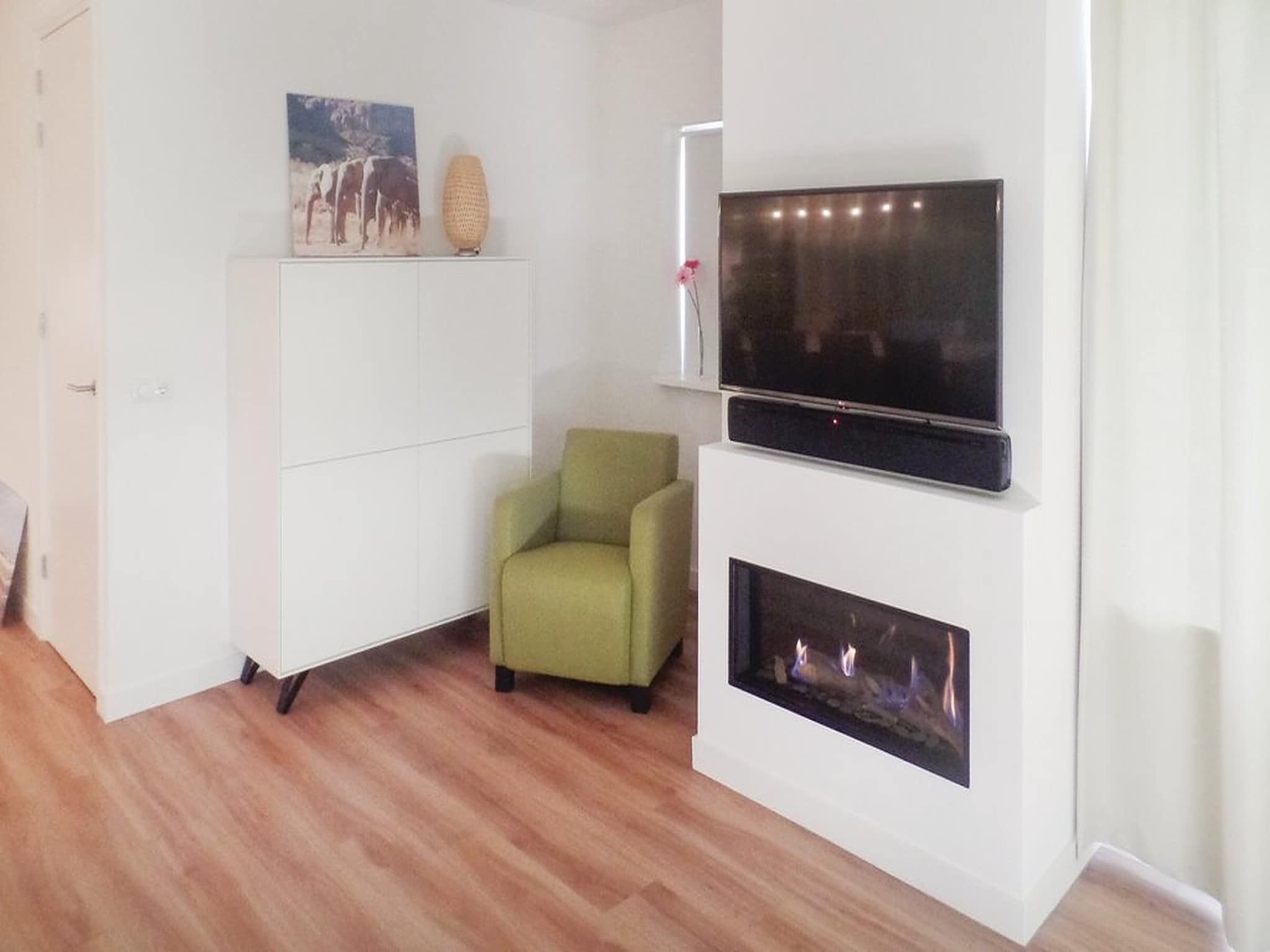 De woonkamer van Recreatiepark Idskenhuizen 3 in Idskenhuizen