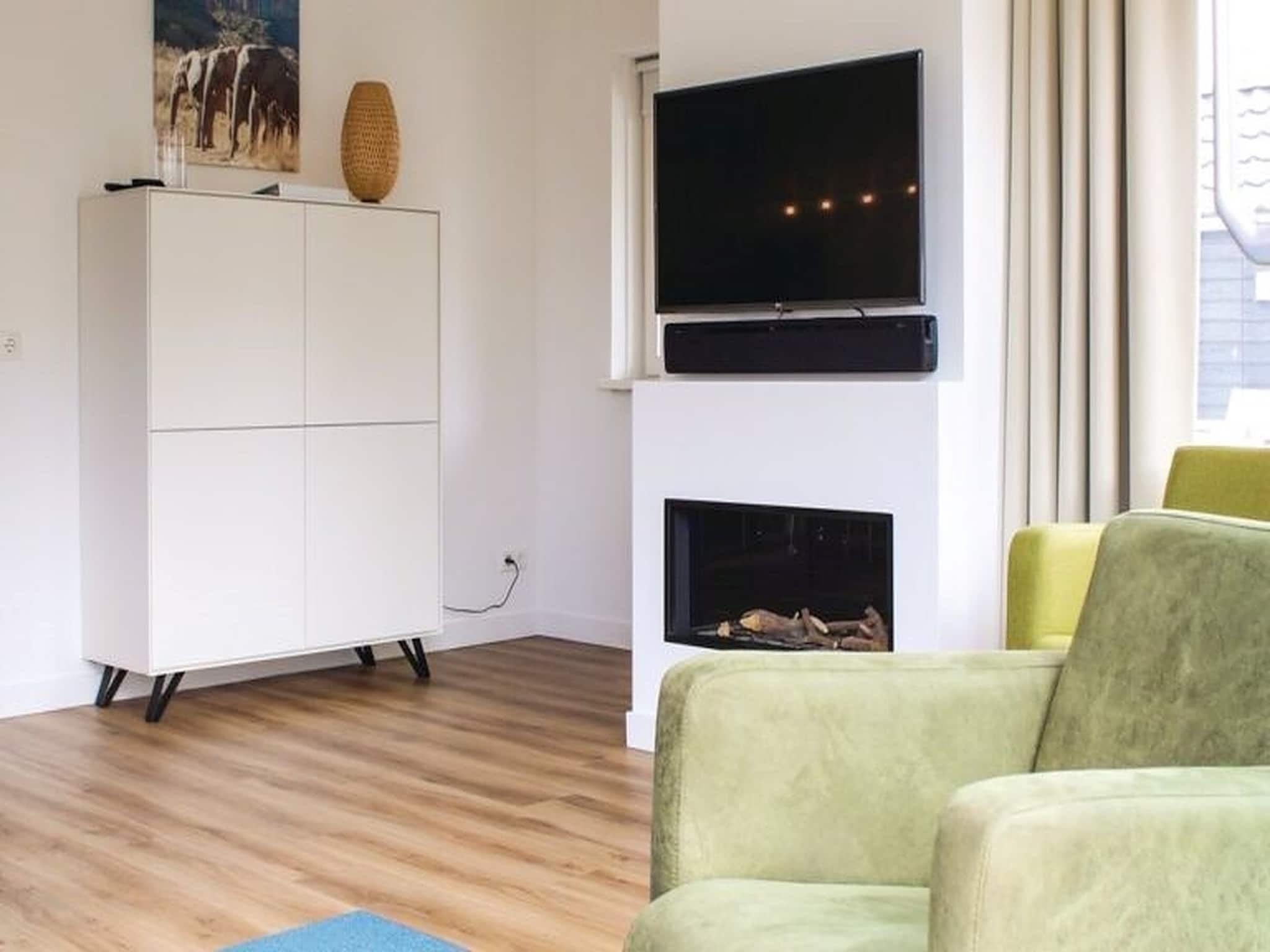 De woonkamer van Recreatiepark Idskenhuizen 3 in Idskenhuizen