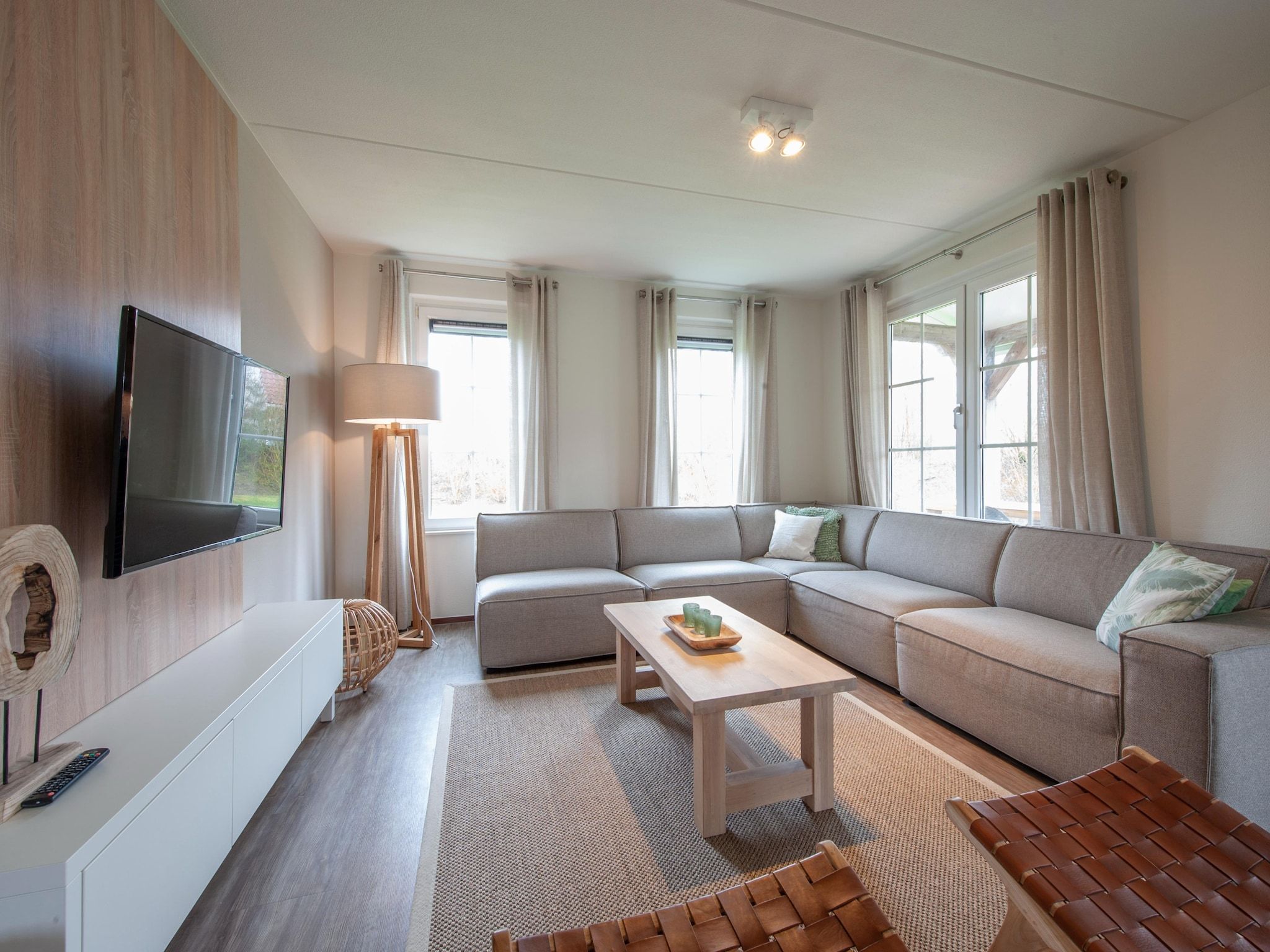 De woonkamer van Noordzee Résidence Cadzand-Bad 20 in Cadzand-Bad