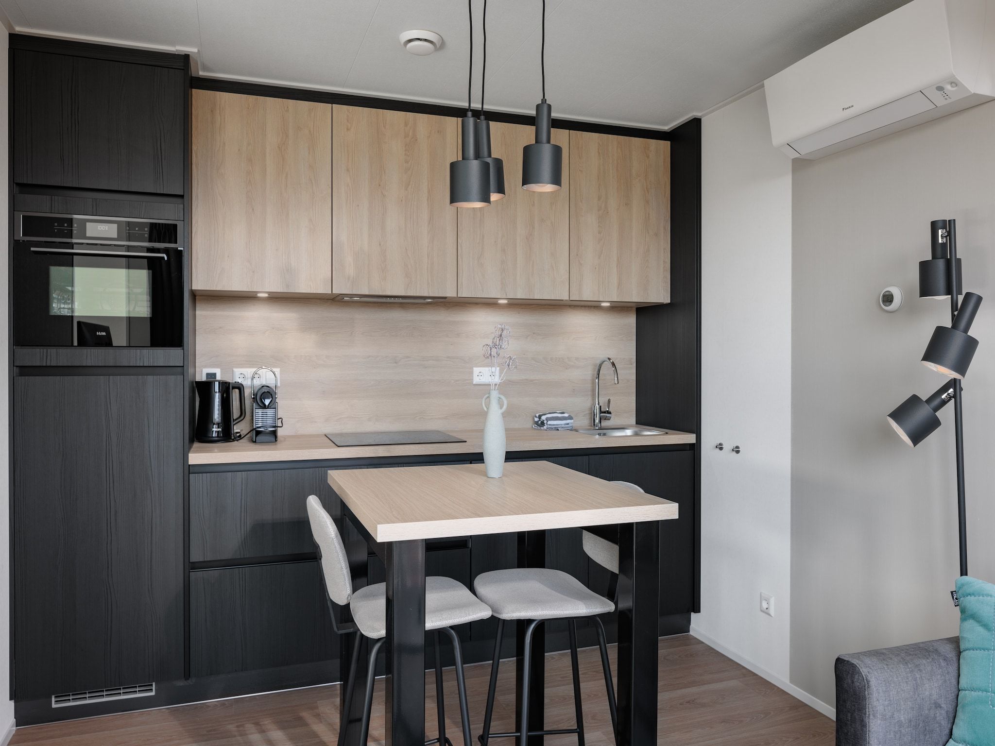 De keuken van Beach Resort Brouwersdam 1 in Scharendijke