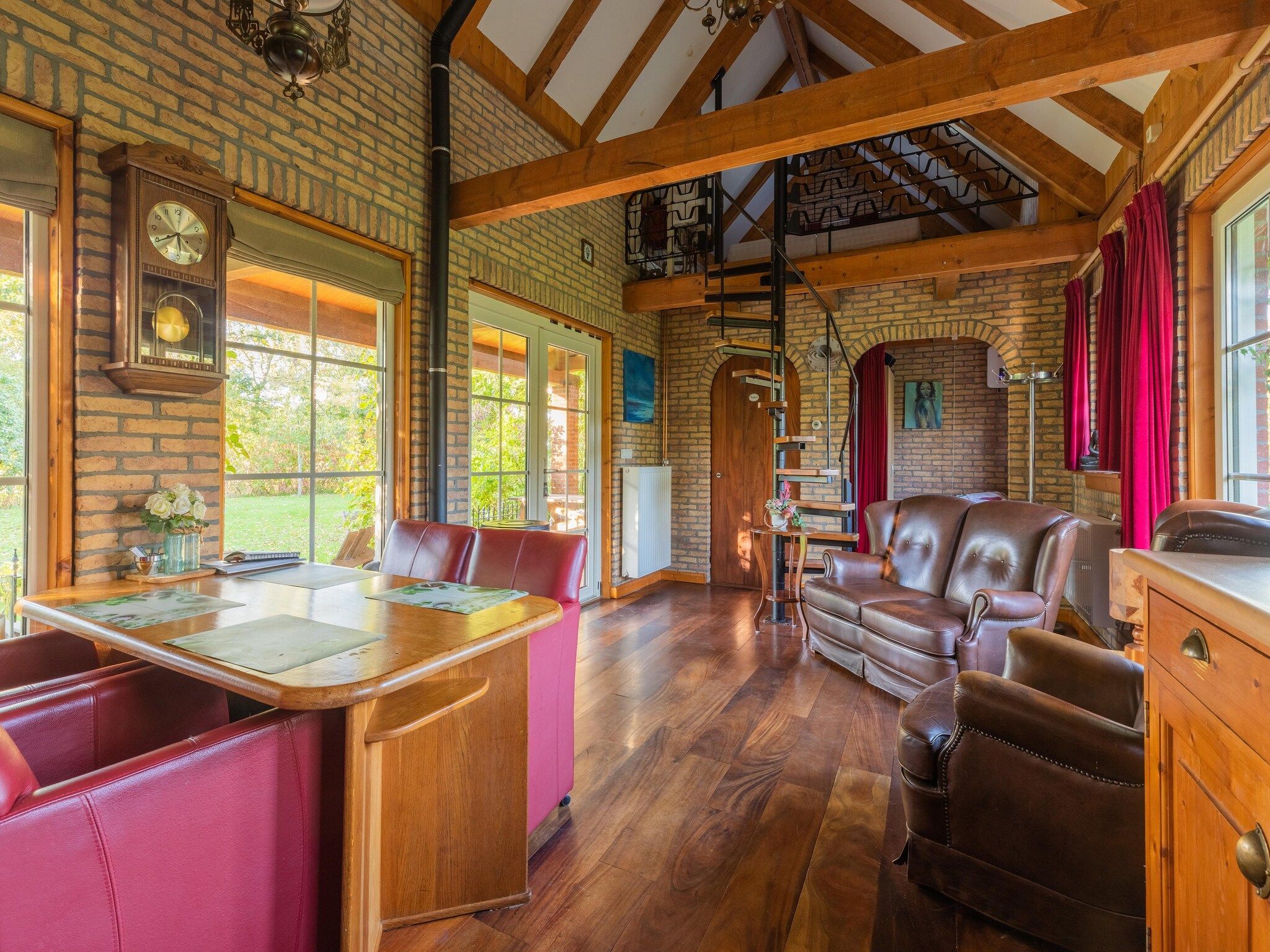 De woonkamer van Vakantiewoning Wijnaldum in Wijnaldum