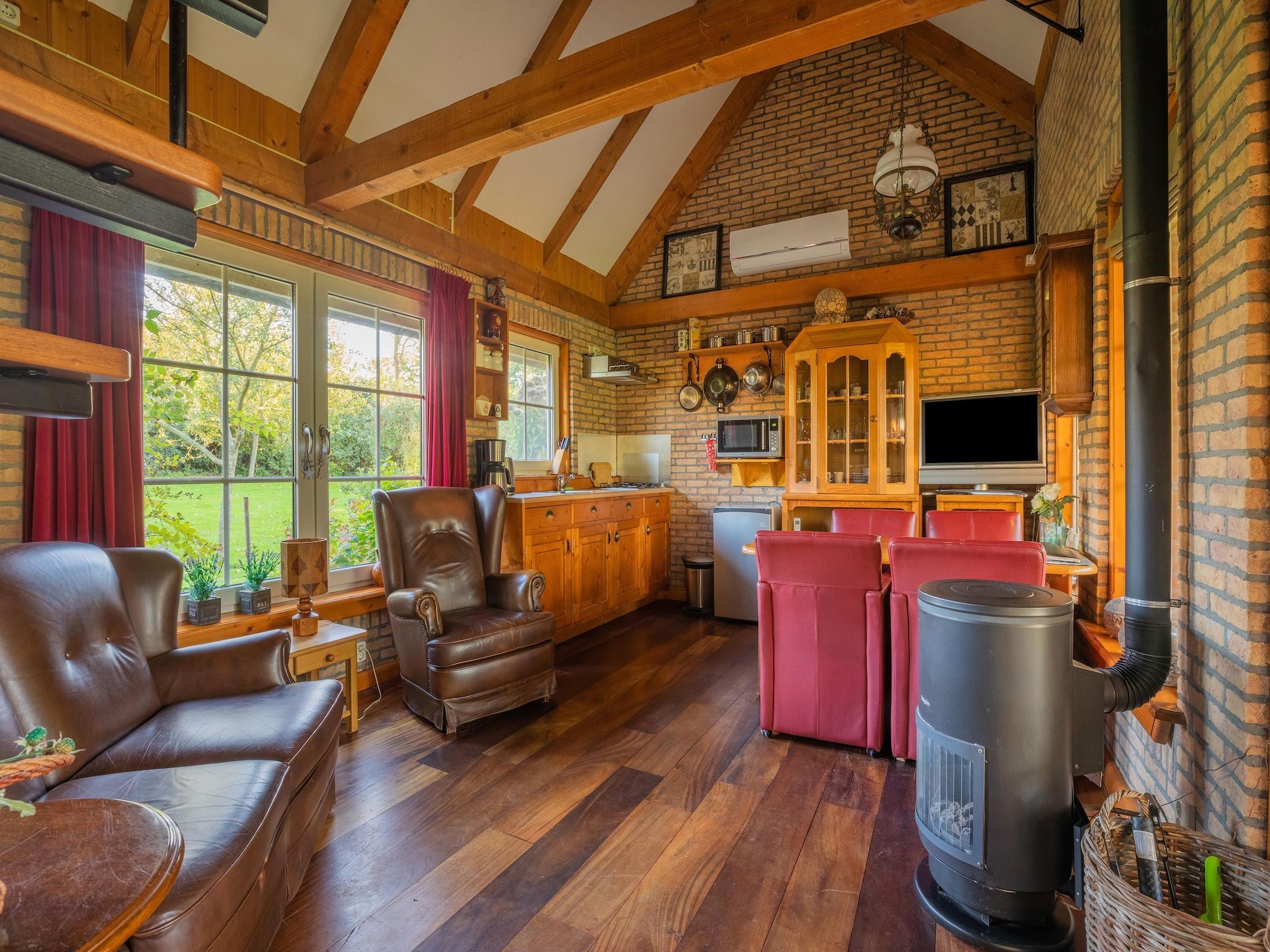 De woonkamer van Vakantiewoning Wijnaldum in Wijnaldum