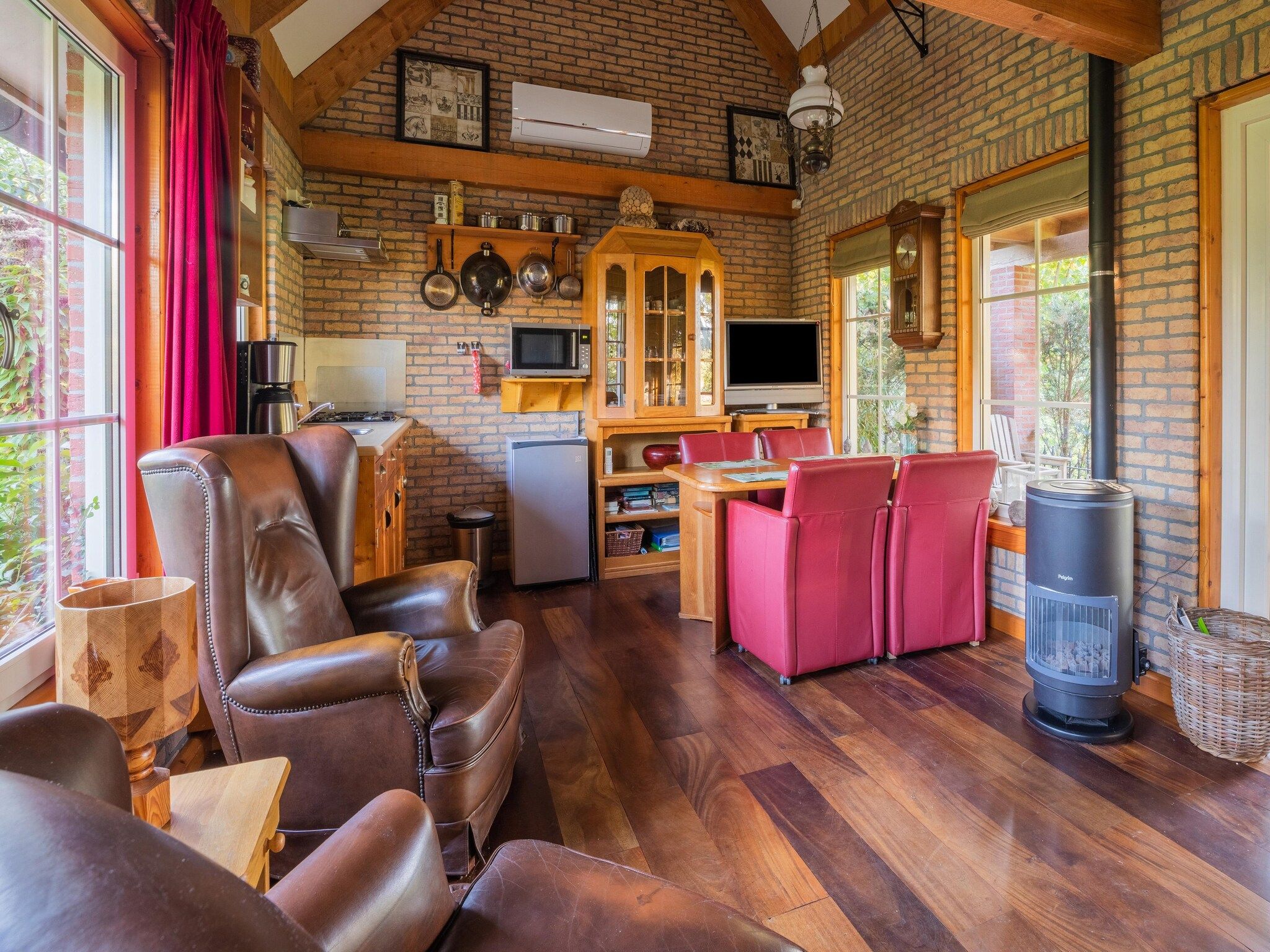 De woonkamer van Vakantiewoning Wijnaldum in Wijnaldum