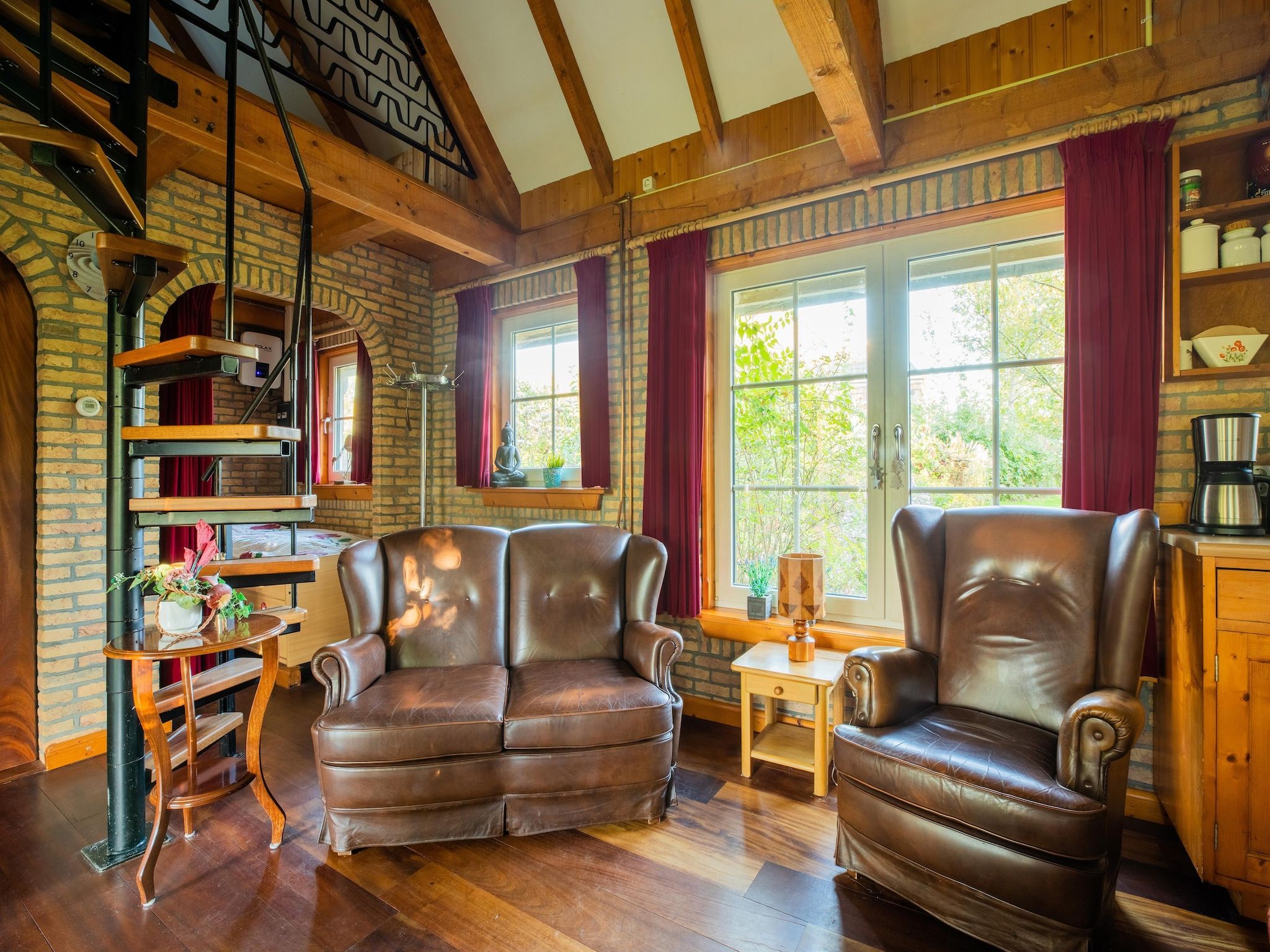 De woonkamer van Vakantiewoning Wijnaldum in Wijnaldum