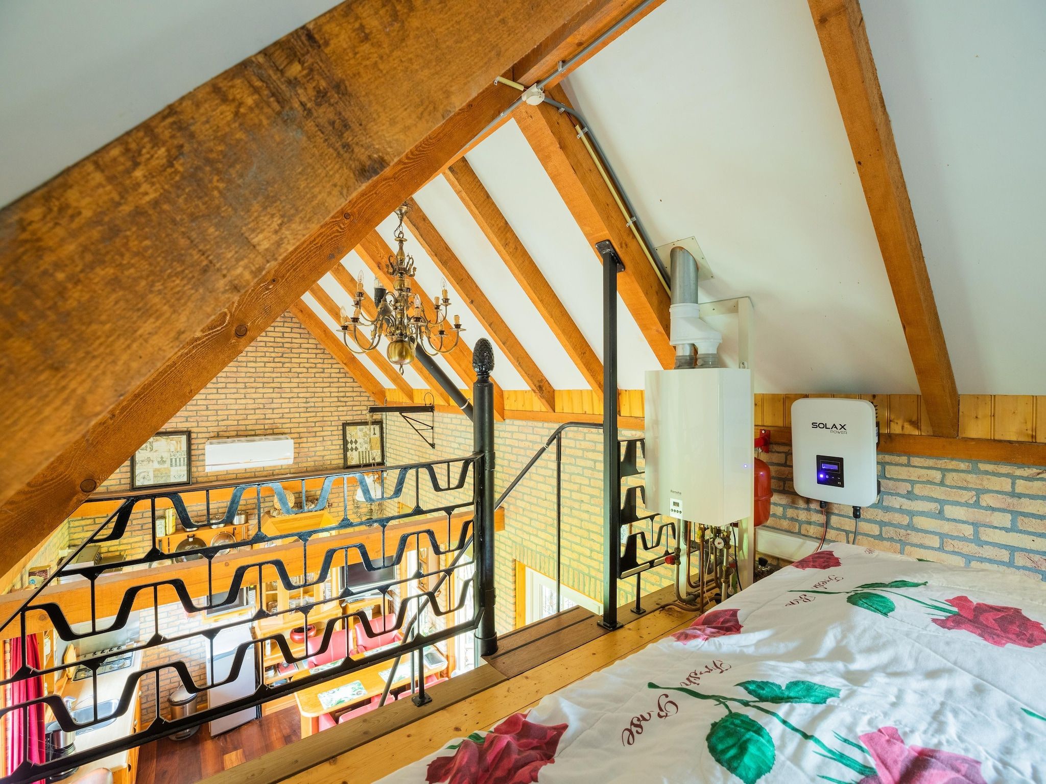 Een slaapkamer van Vakantiewoning Wijnaldum in Wijnaldum