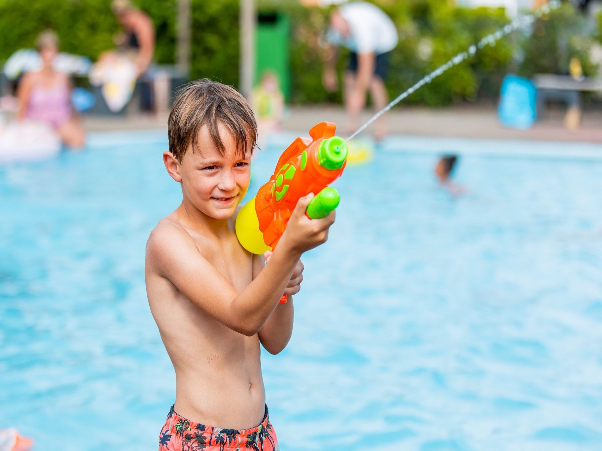 Parkfaciliteiten bij Vakantiepark Leukermeer 2 in Well