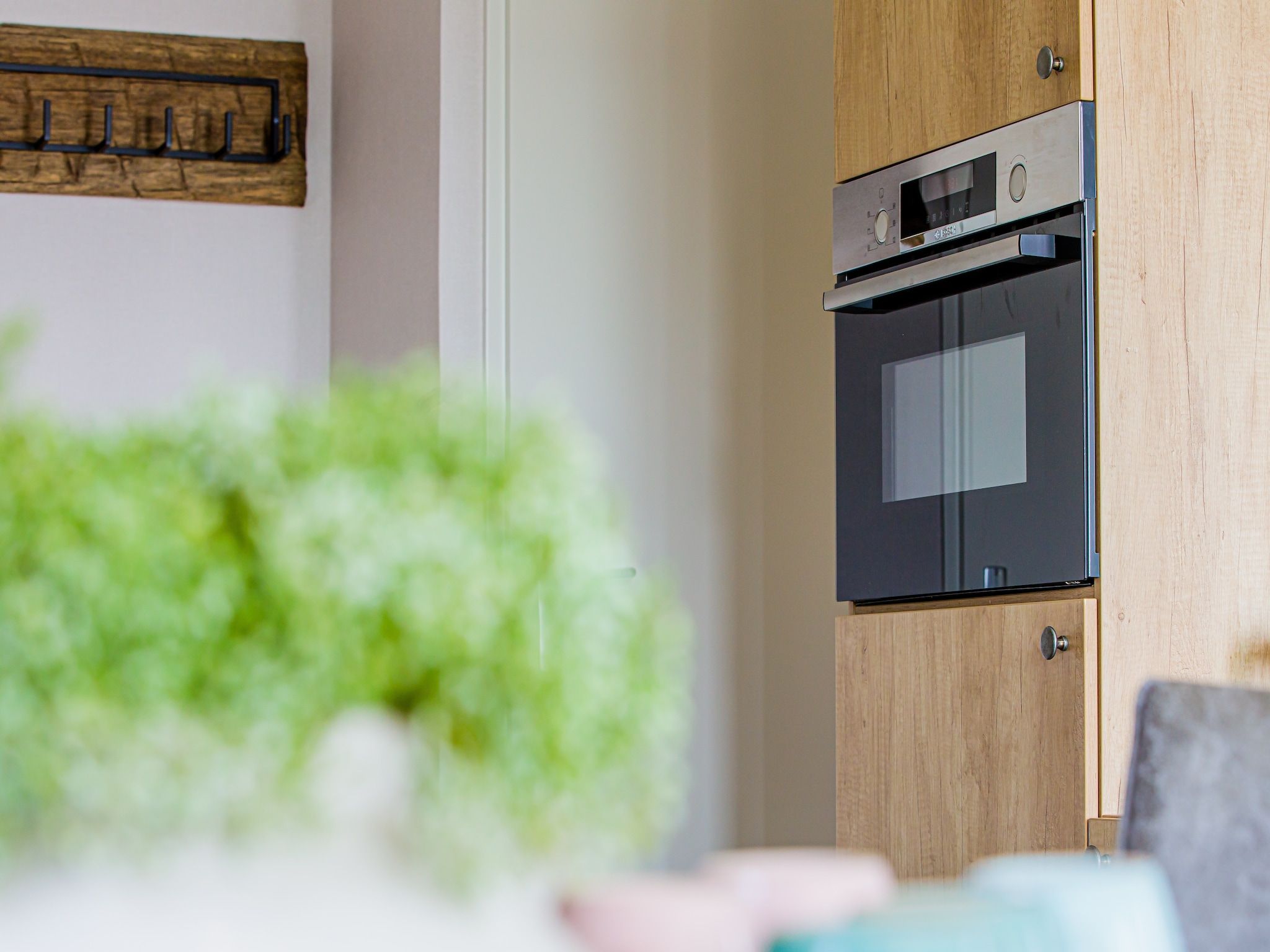 De keuken van Vakantiepark Leukermeer 9 in Well