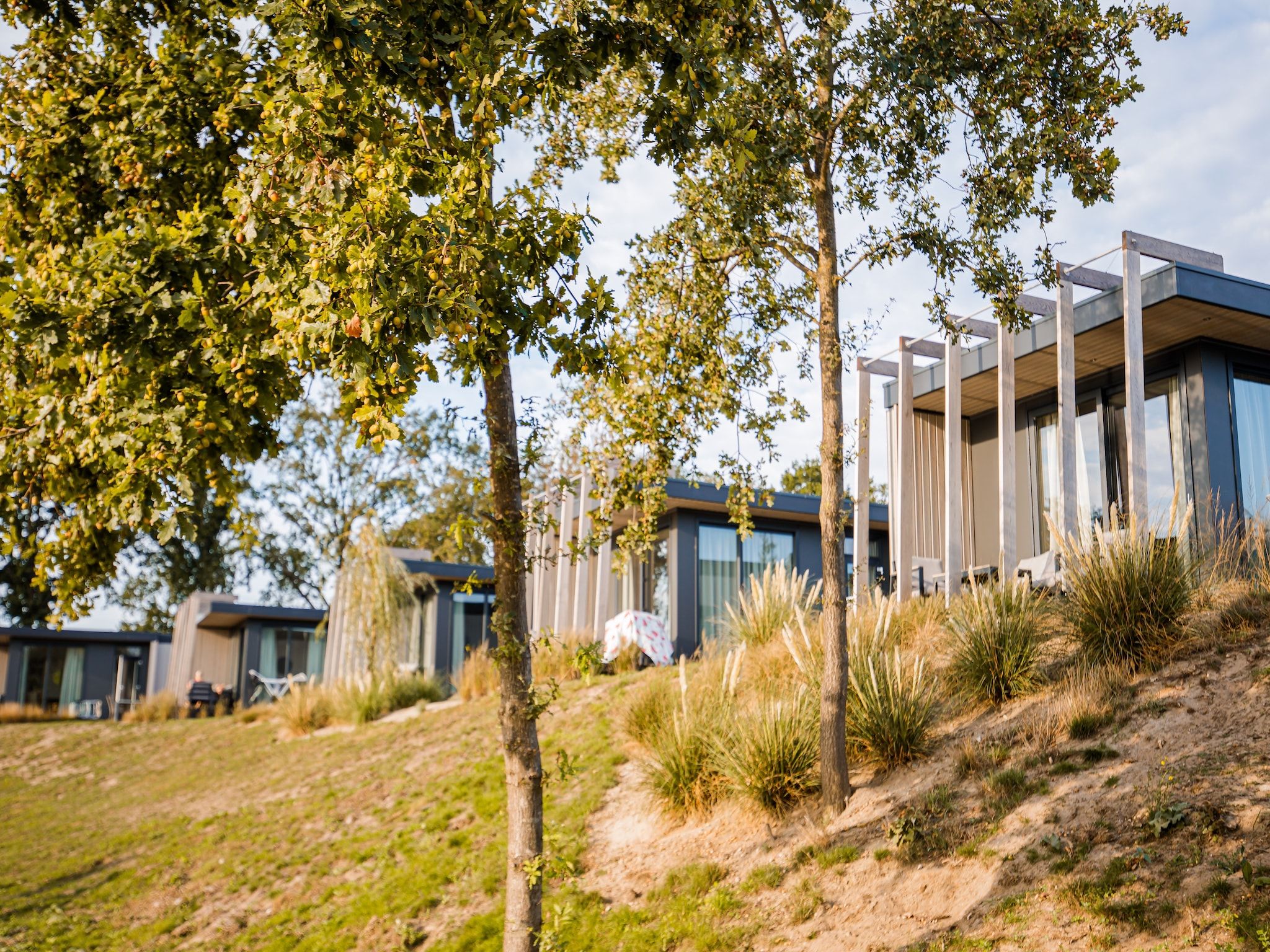 De buitenkant van Vakantiepark Leukermeer 10 in Well