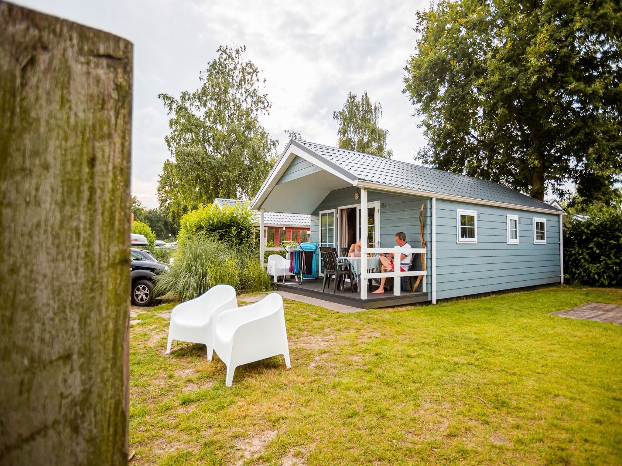 De buitenkant van Vakantiepark Leukermeer 11 in Well