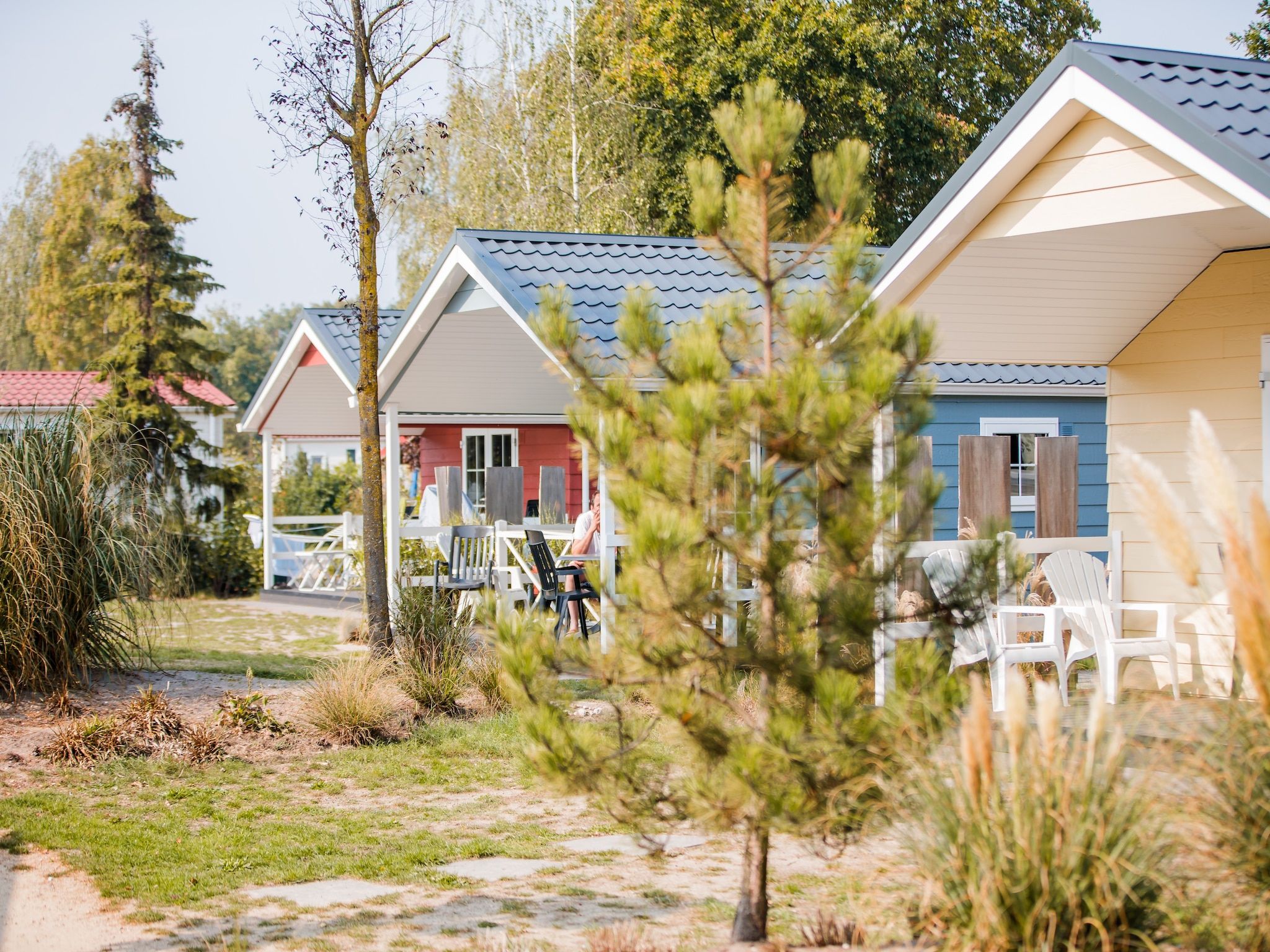 De buitenkant van Vakantiepark Leukermeer 12 in Well