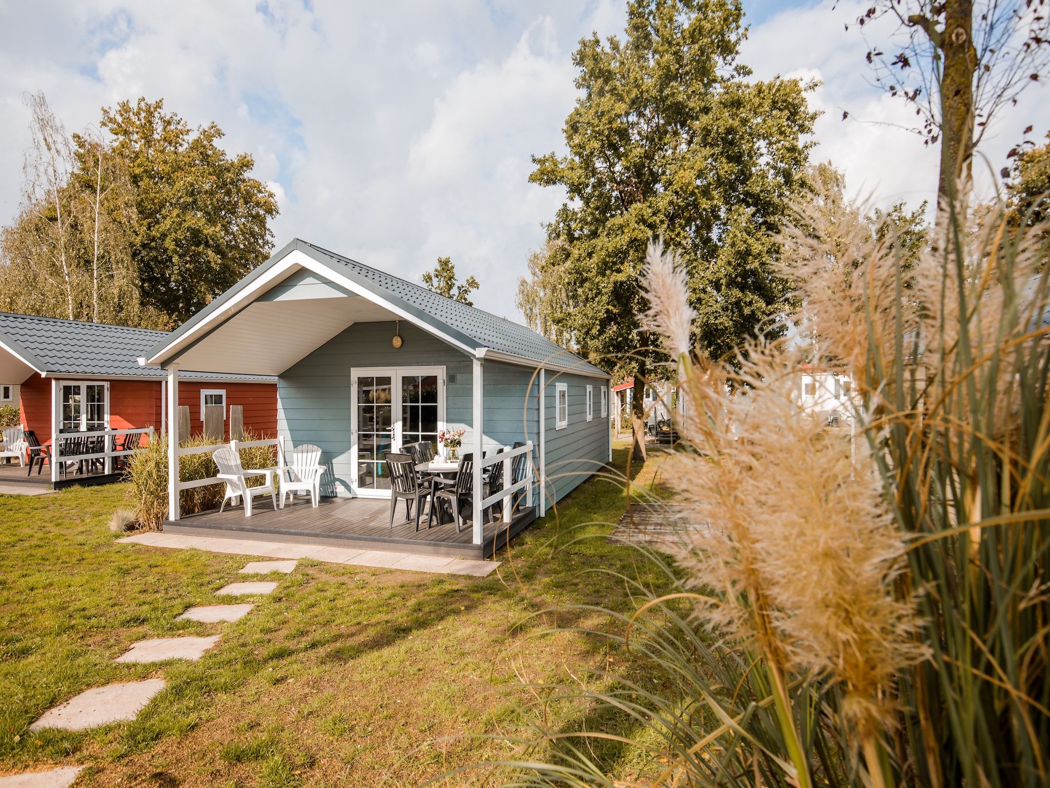 De buitenkant van Vakantiepark Leukermeer 12 in Well