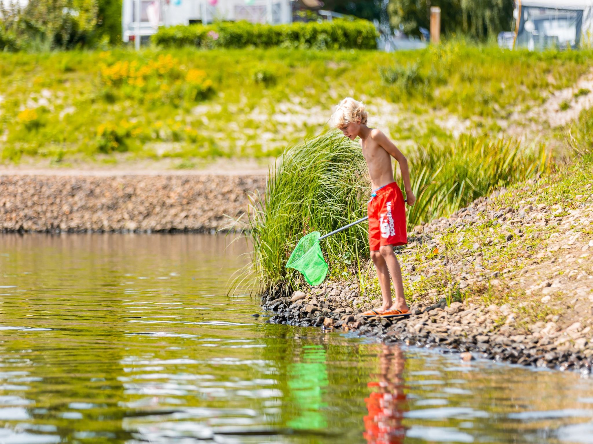 Parkfaciliteiten bij Vakantiepark Leukermeer 9 in Well