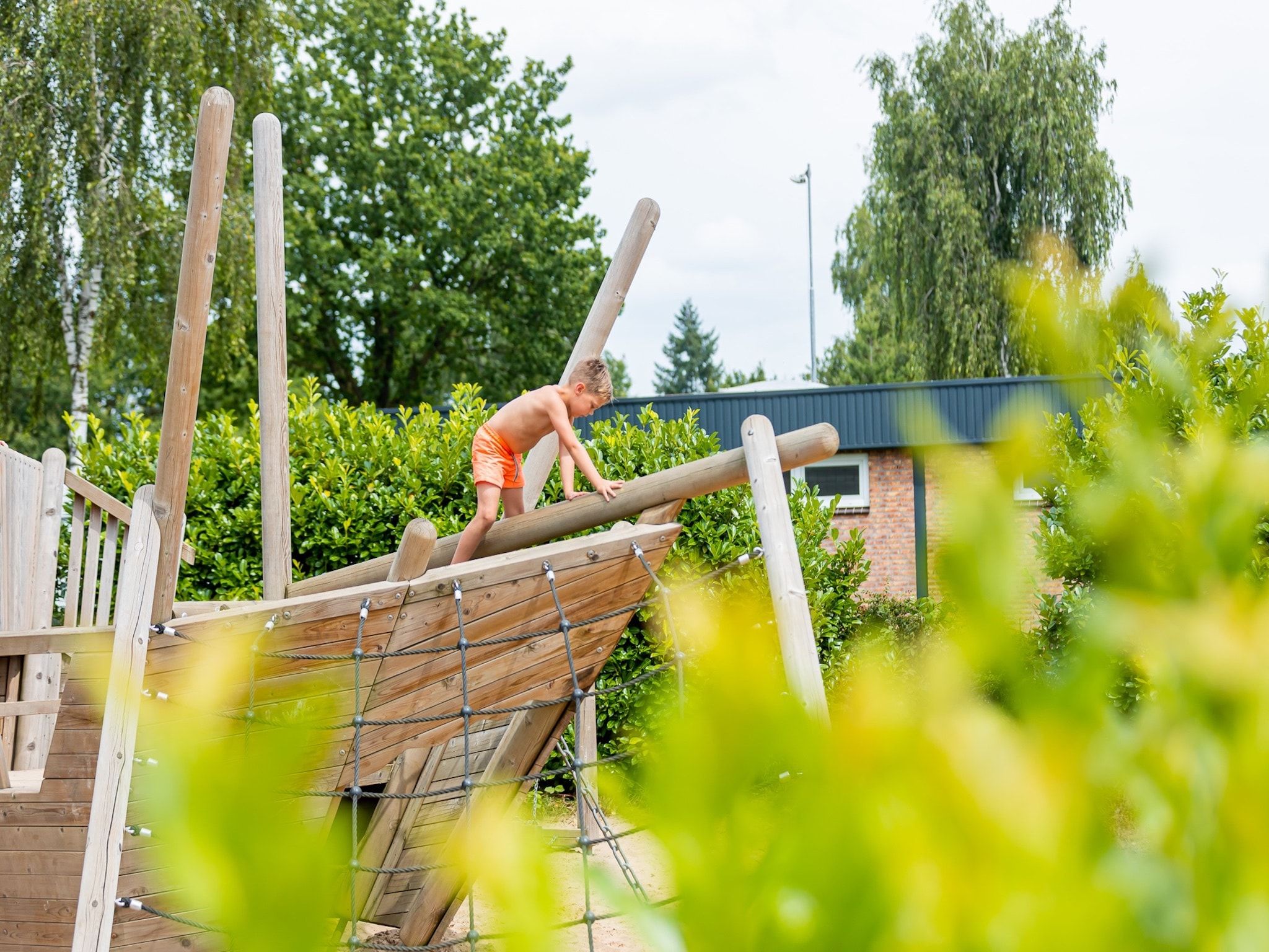 Parkfaciliteiten bij Vakantiepark Leukermeer 9 in Well