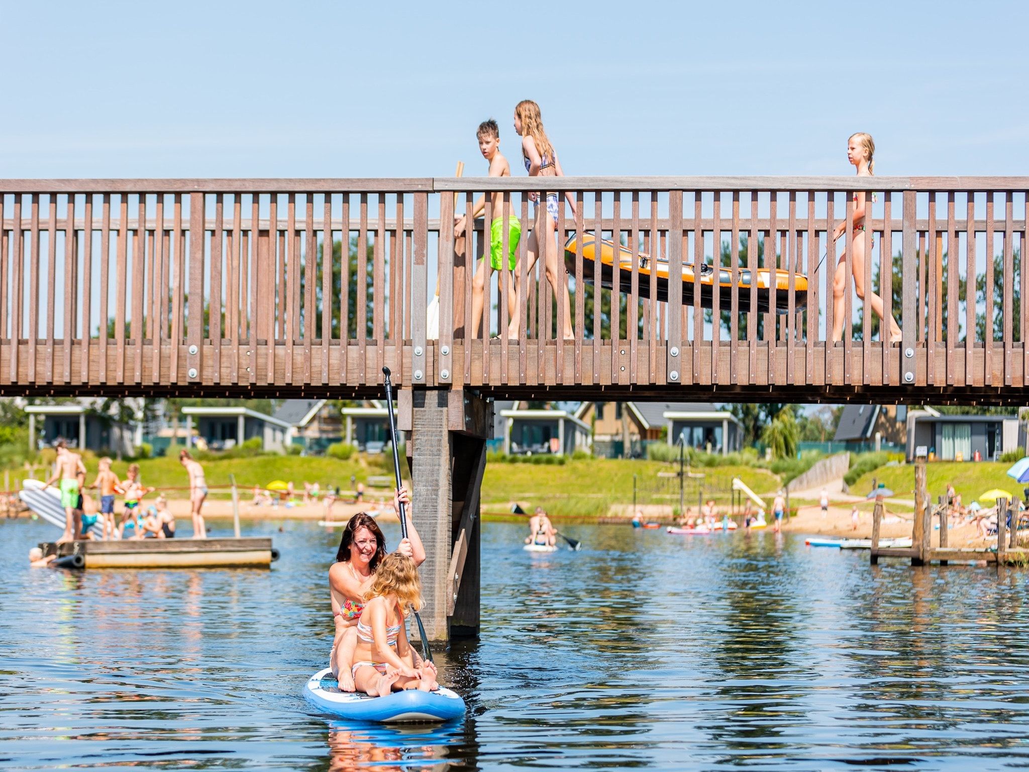 Parkfaciliteiten bij Vakantiepark Leukermeer 9 in Well