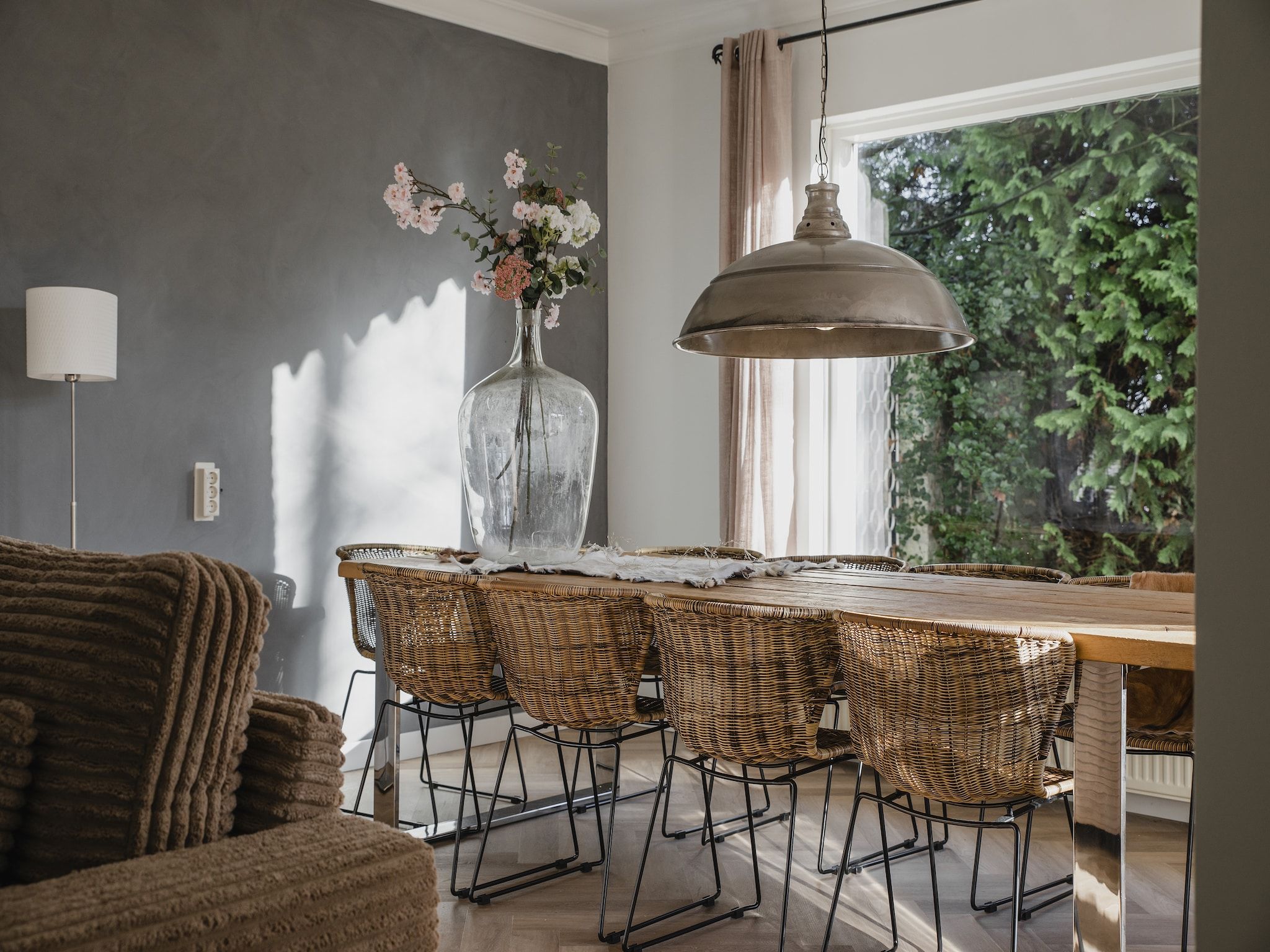 De eetkamer van Dorpswoning Het Jagershuis in Leende