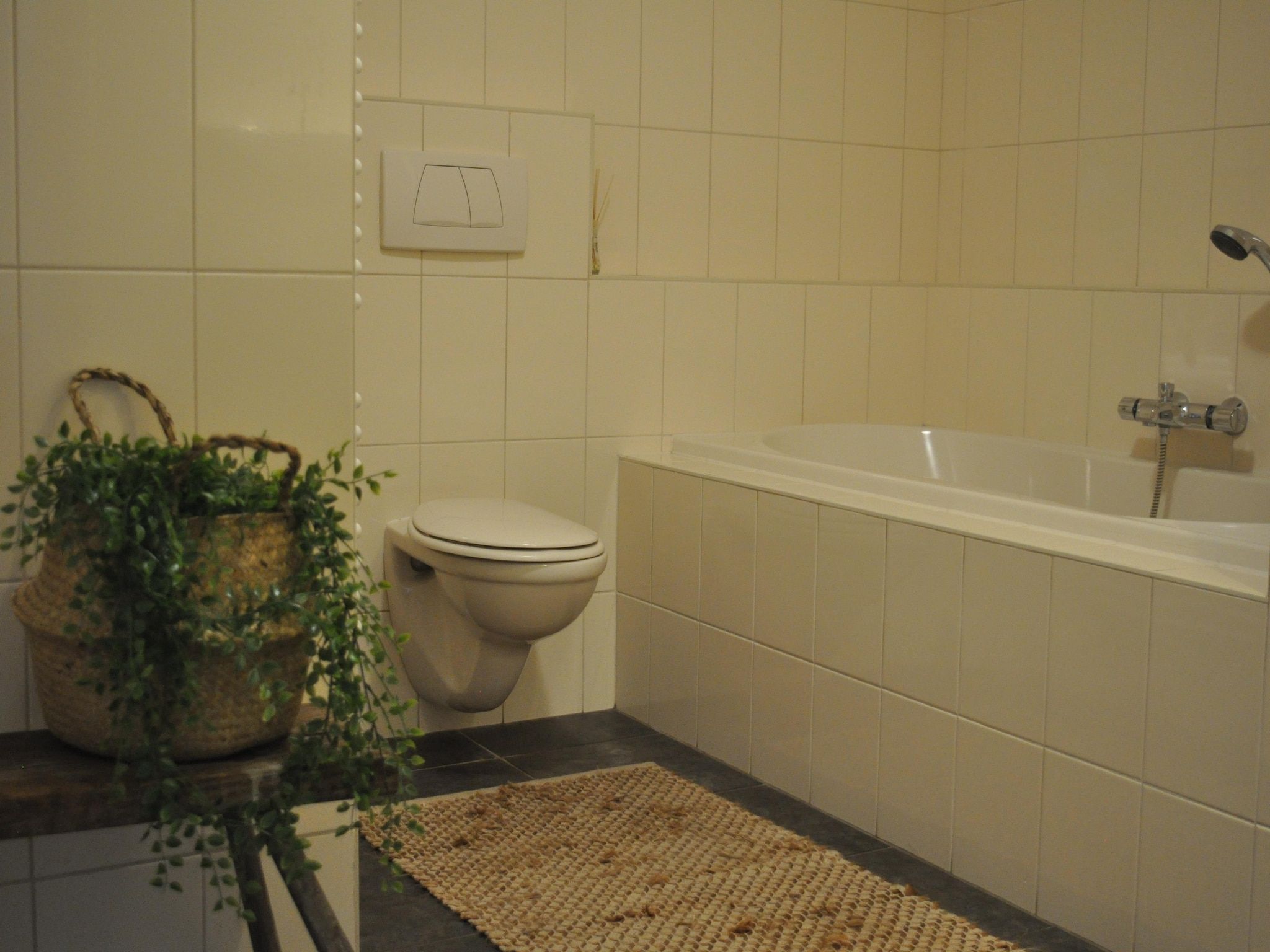 De badkamer van Dorpswoning De Volbloed in Leende