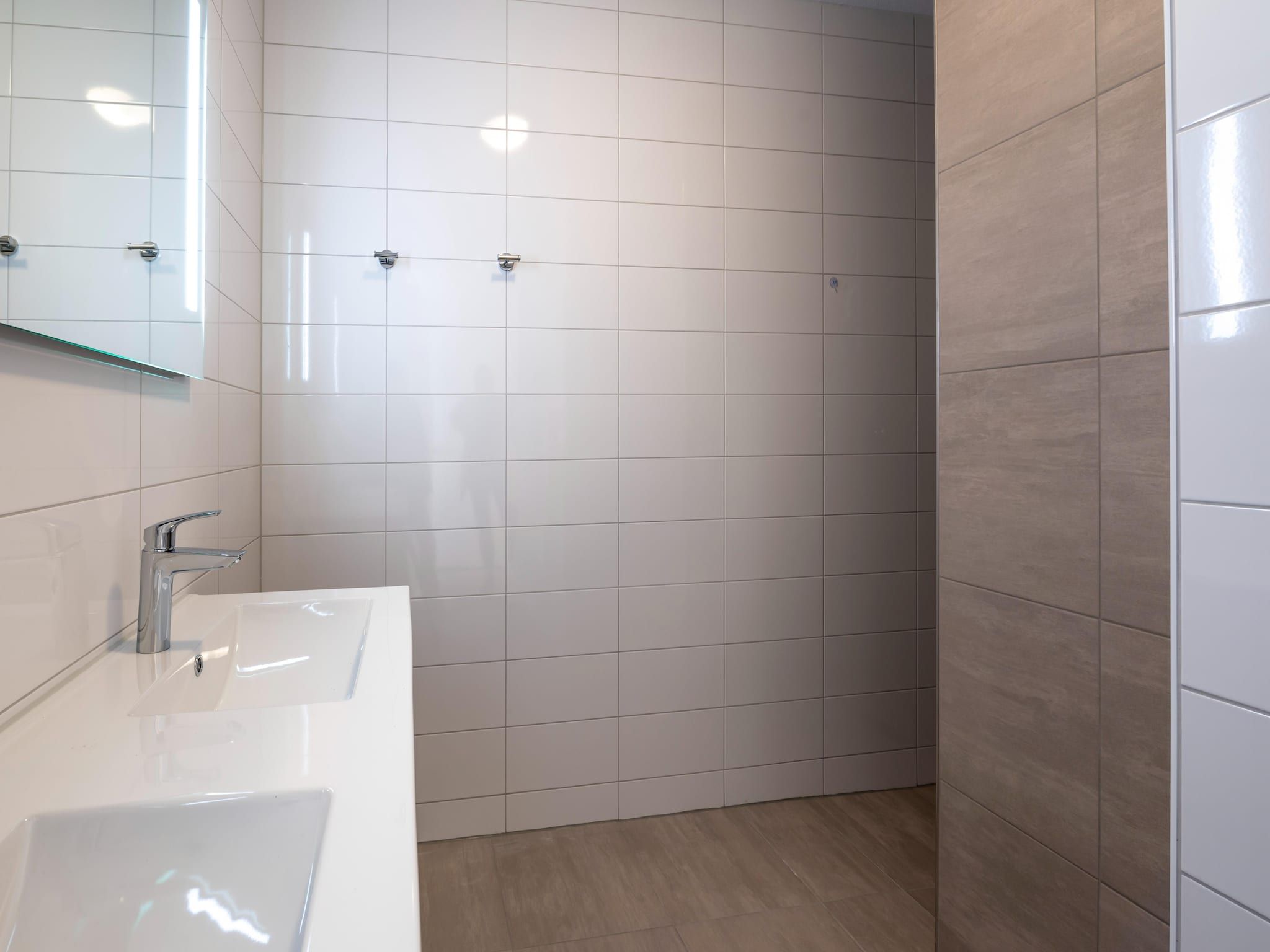 De badkamer van Harbour Loft 1i Résidence Marina havenzicht in Kamperland