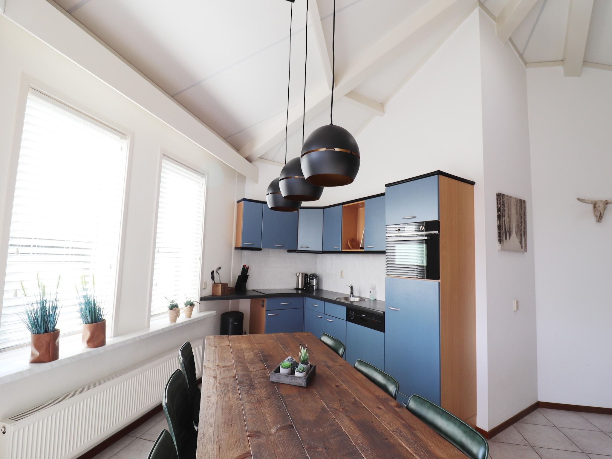 De keuken van Golfvilla 40 Comfort in Hollum