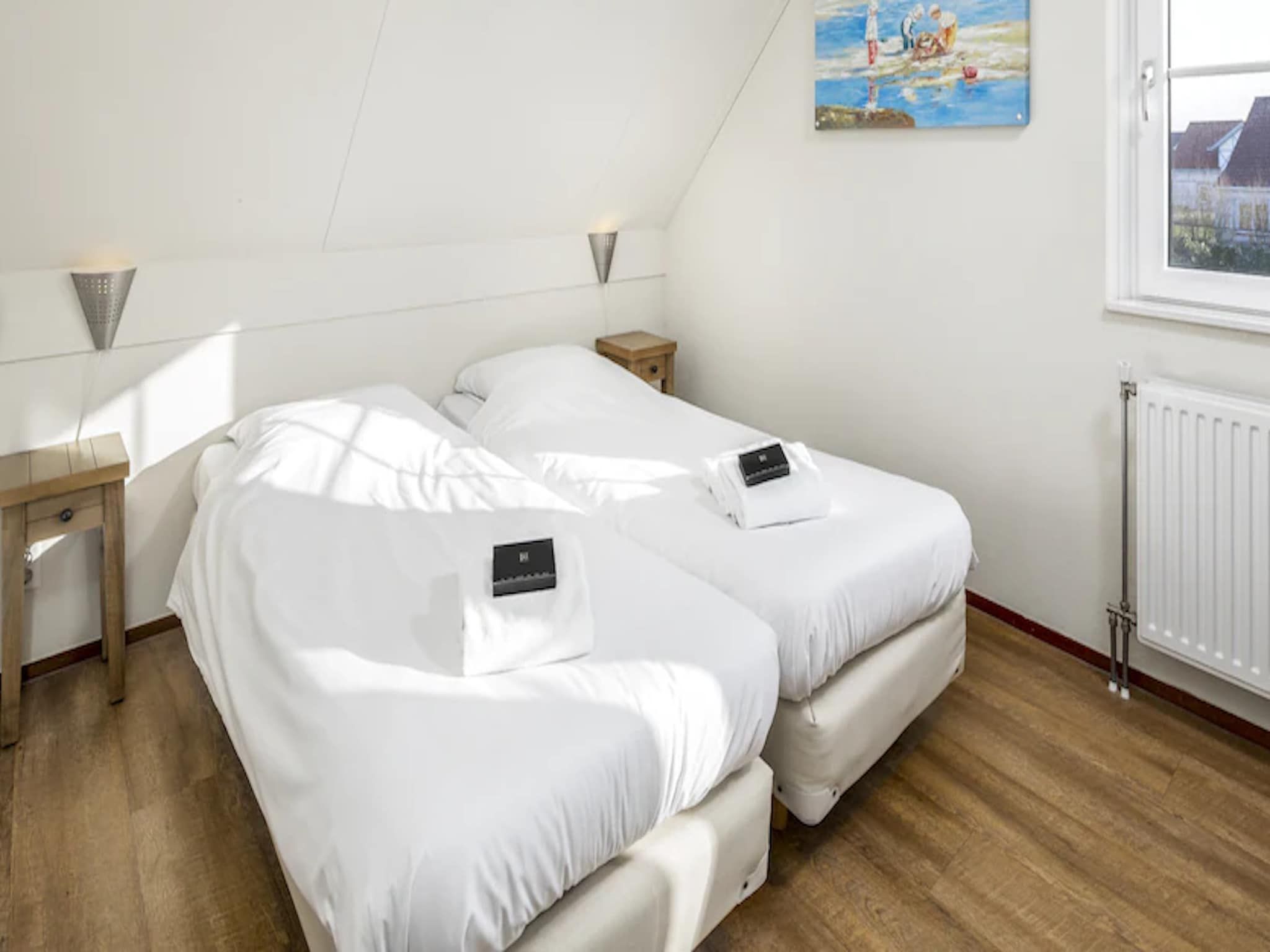 Een slaapkamer van Noordzee Residence Cadzand-Bad 22 in Cadzand-Bad