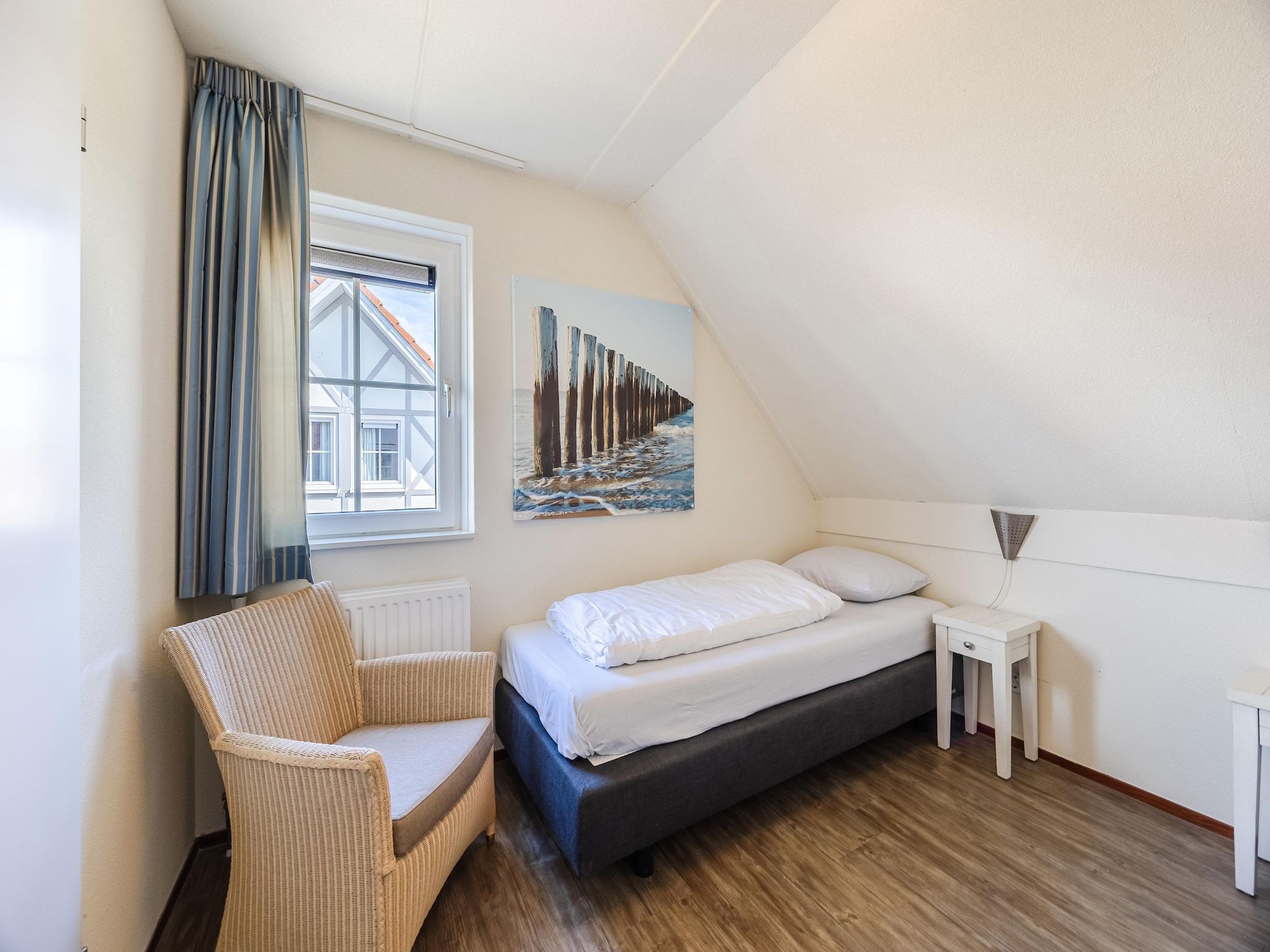 Een slaapkamer van Noordzee Residence Cadzand-Bad 23 in Cadzand-Bad