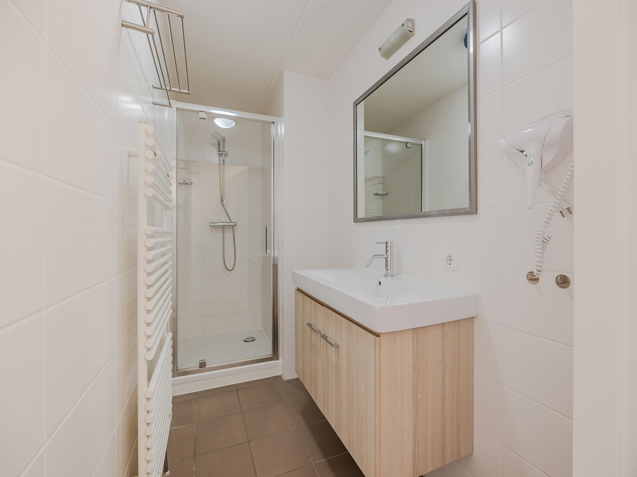 De badkamer van Noordzee Residence Cadzand-Bad 25 in Cadzand-Bad