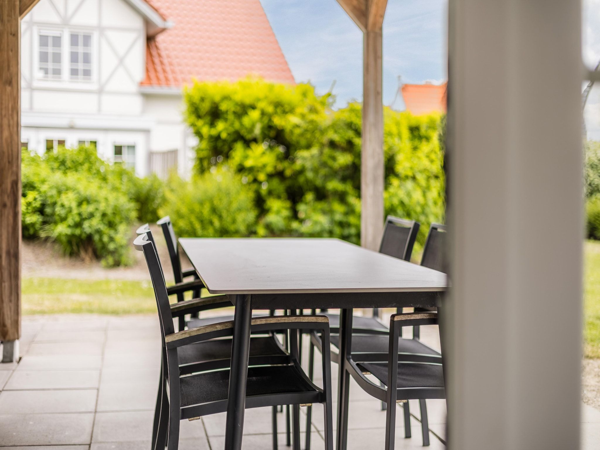 Het terras van Noordzee Residence Cadzand-Bad 25 in Cadzand-Bad