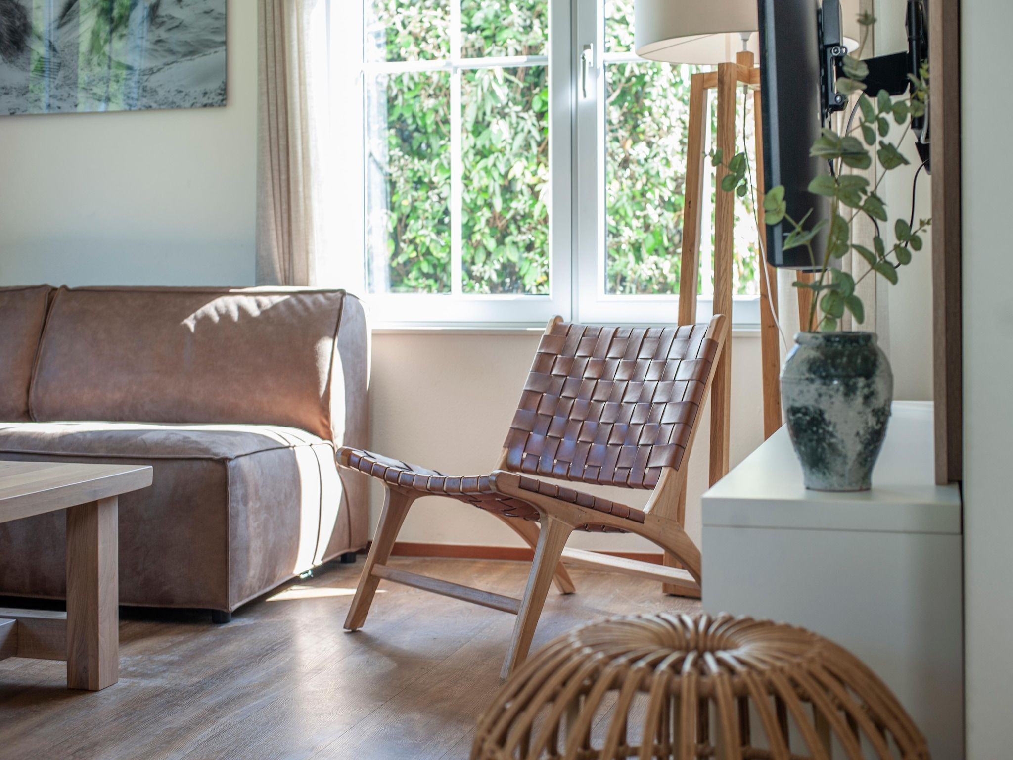 De woonkamer van Noordzee Résidence Cadzand-Bad 27 in Cadzand-Bad