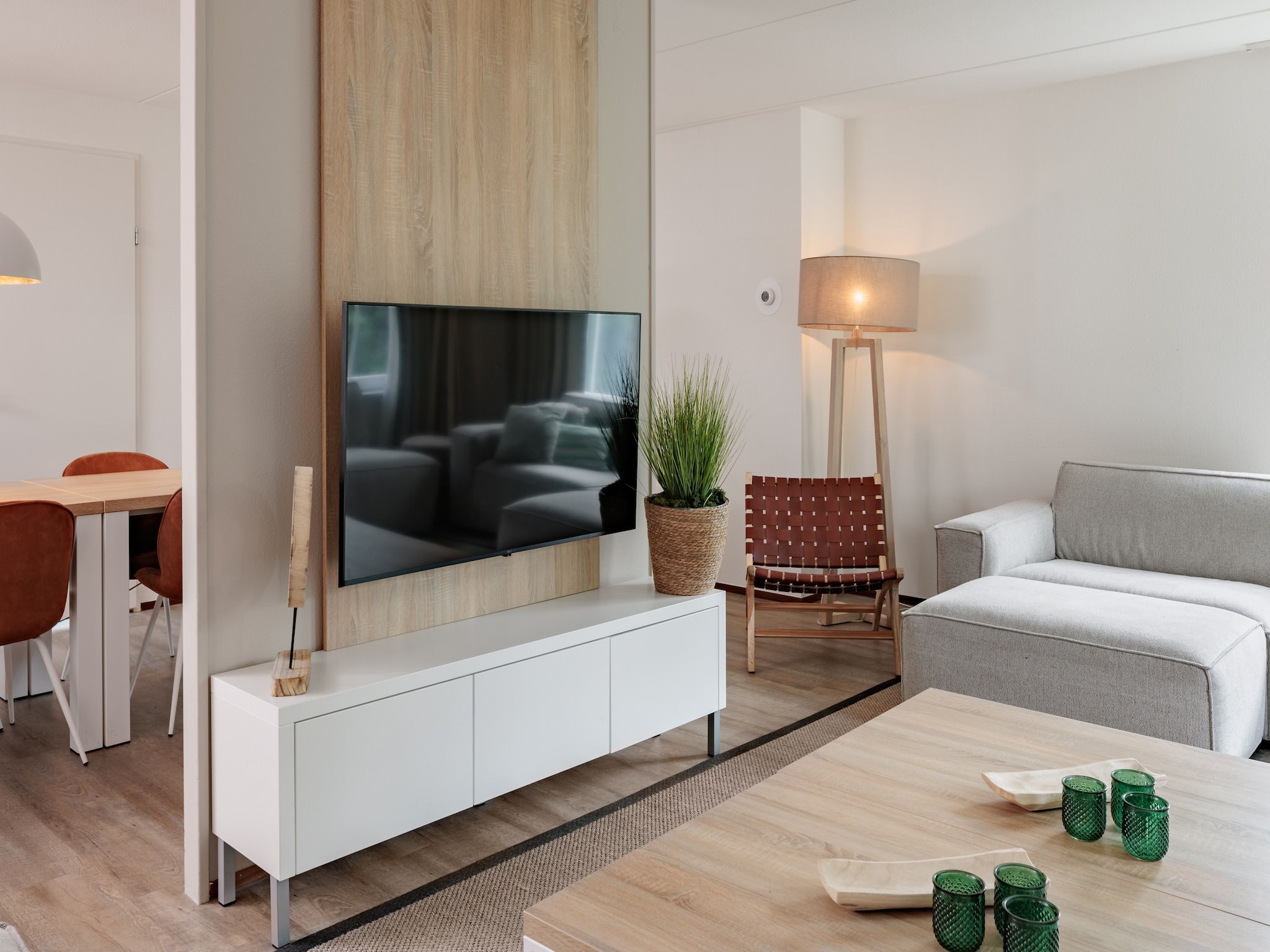 De woonkamer van Noordzee Résidence Cadzand-Bad 28 in Cadzand-Bad