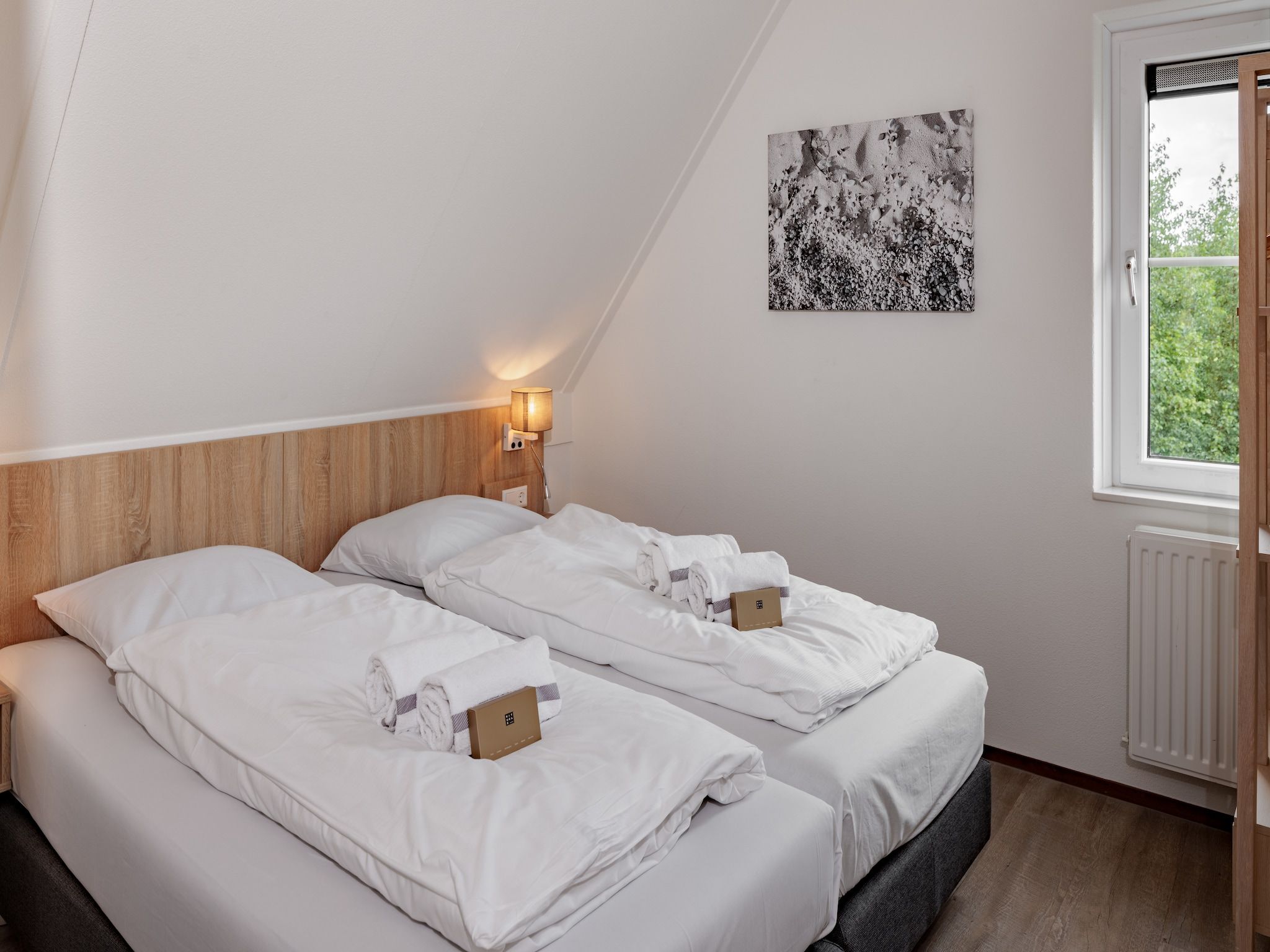 Een slaapkamer van Noordzee Résidence Cadzand-Bad 28 in Cadzand-Bad