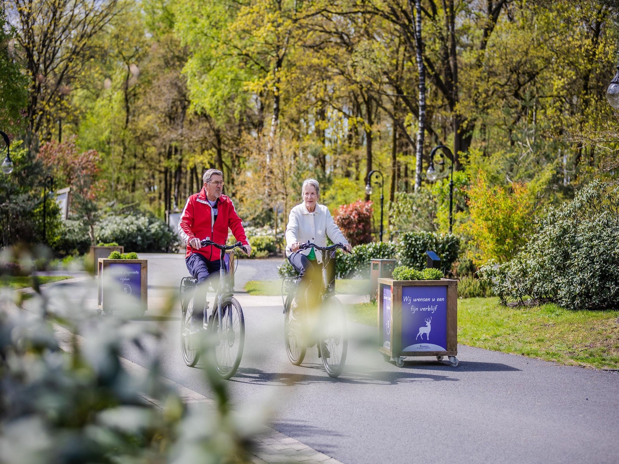 Parkfaciliteiten bij Vakantiepark De Rimboe & De Woeste Hoogte 39 in Hoenderloo