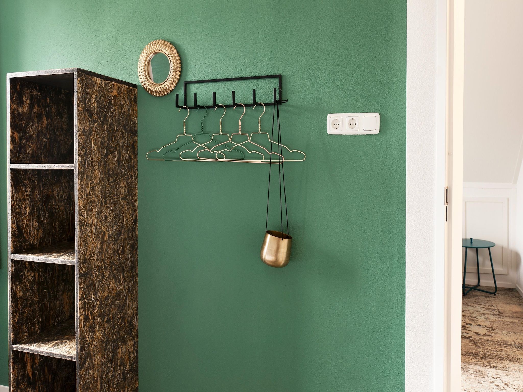 Een slaapkamer van 24 pers Pallertshuis Wellness de luxe met sauna en hout gestookte hottub in Groningen