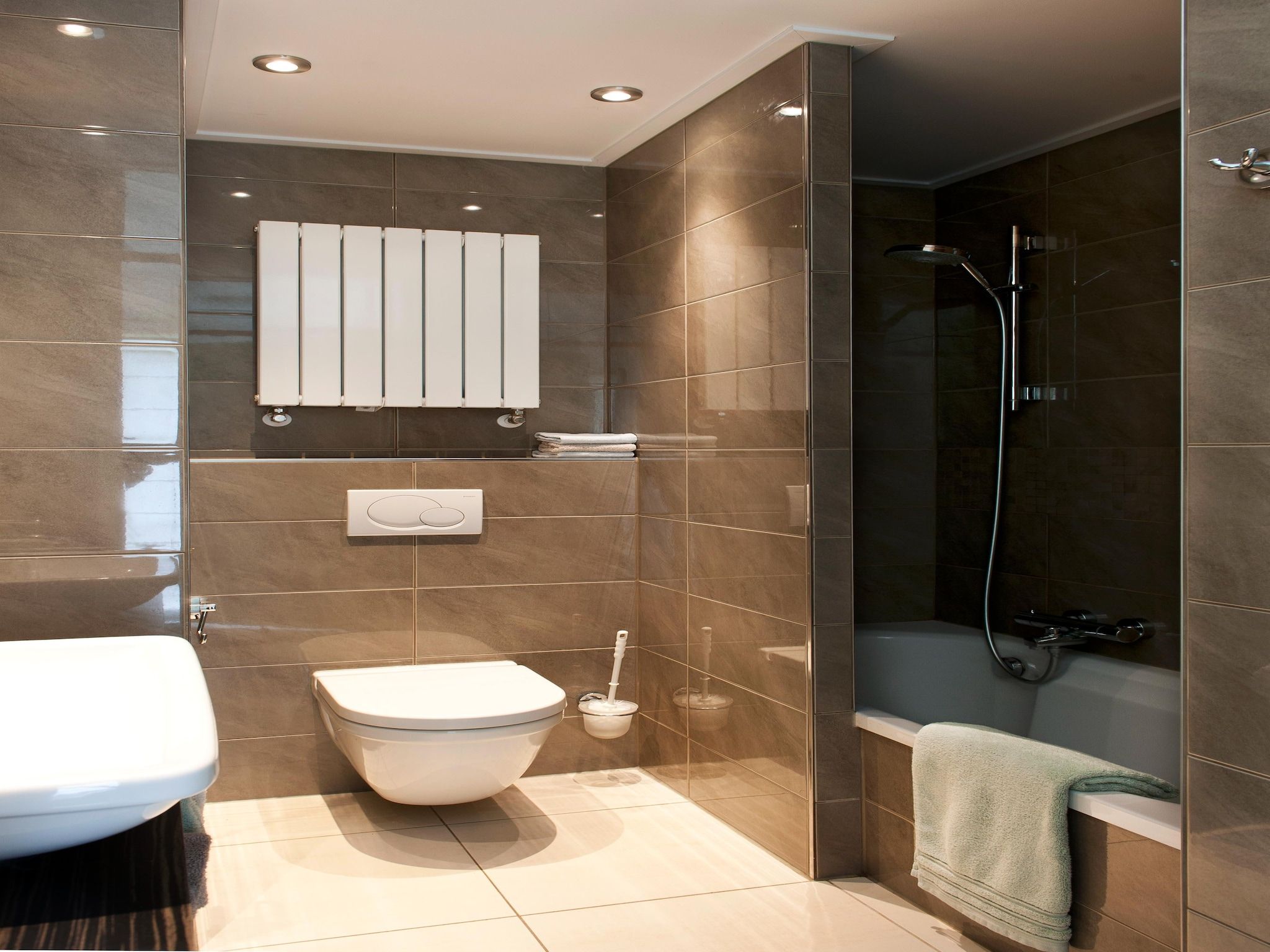 De badkamer van Blêd Wellness de luxe VIP in Friesland