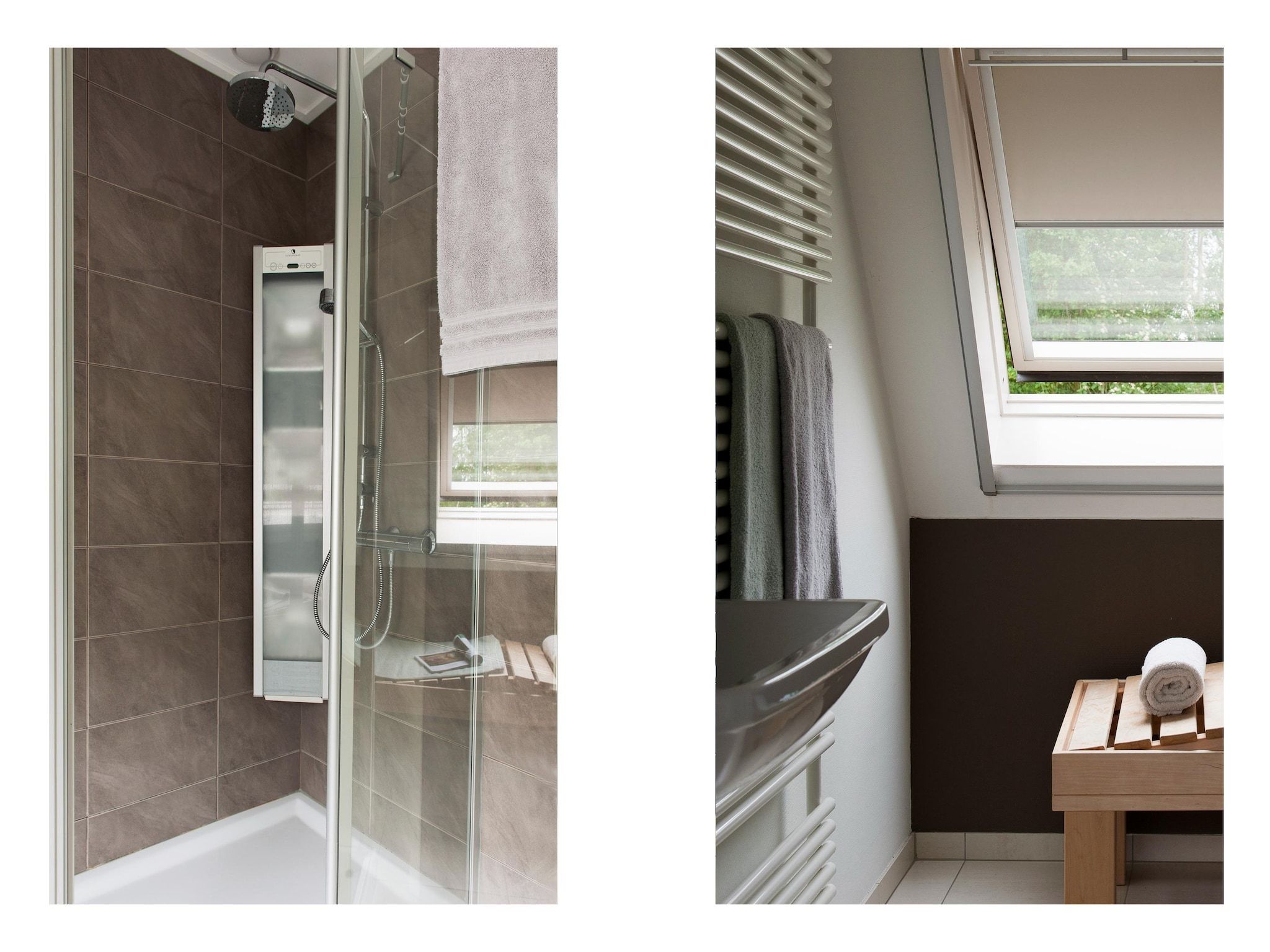 De badkamer van Blêd Wellness de luxe VIP in Friesland