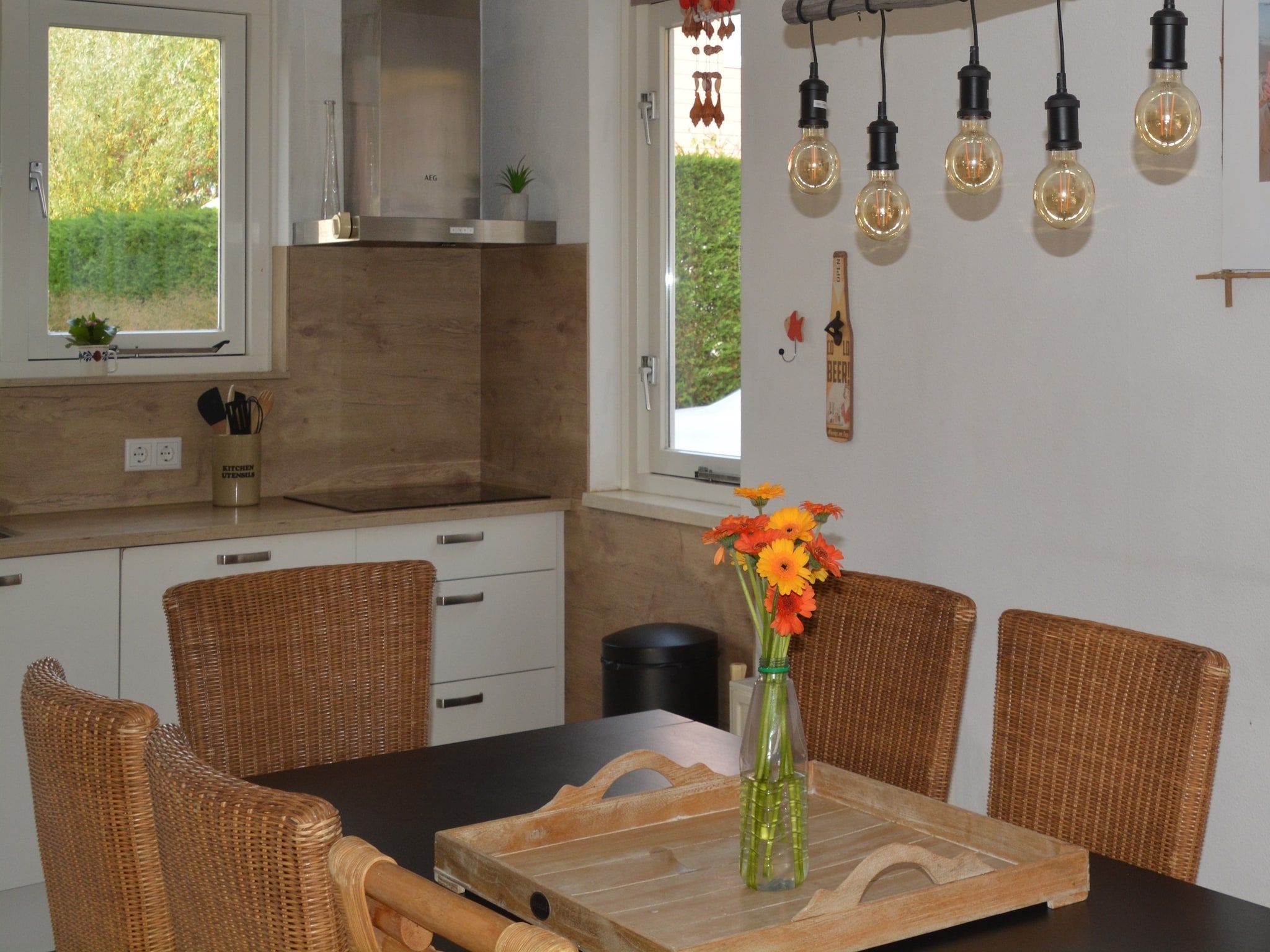 De keuken van Villapark De Oesterbaai 110 in Wemeldinge