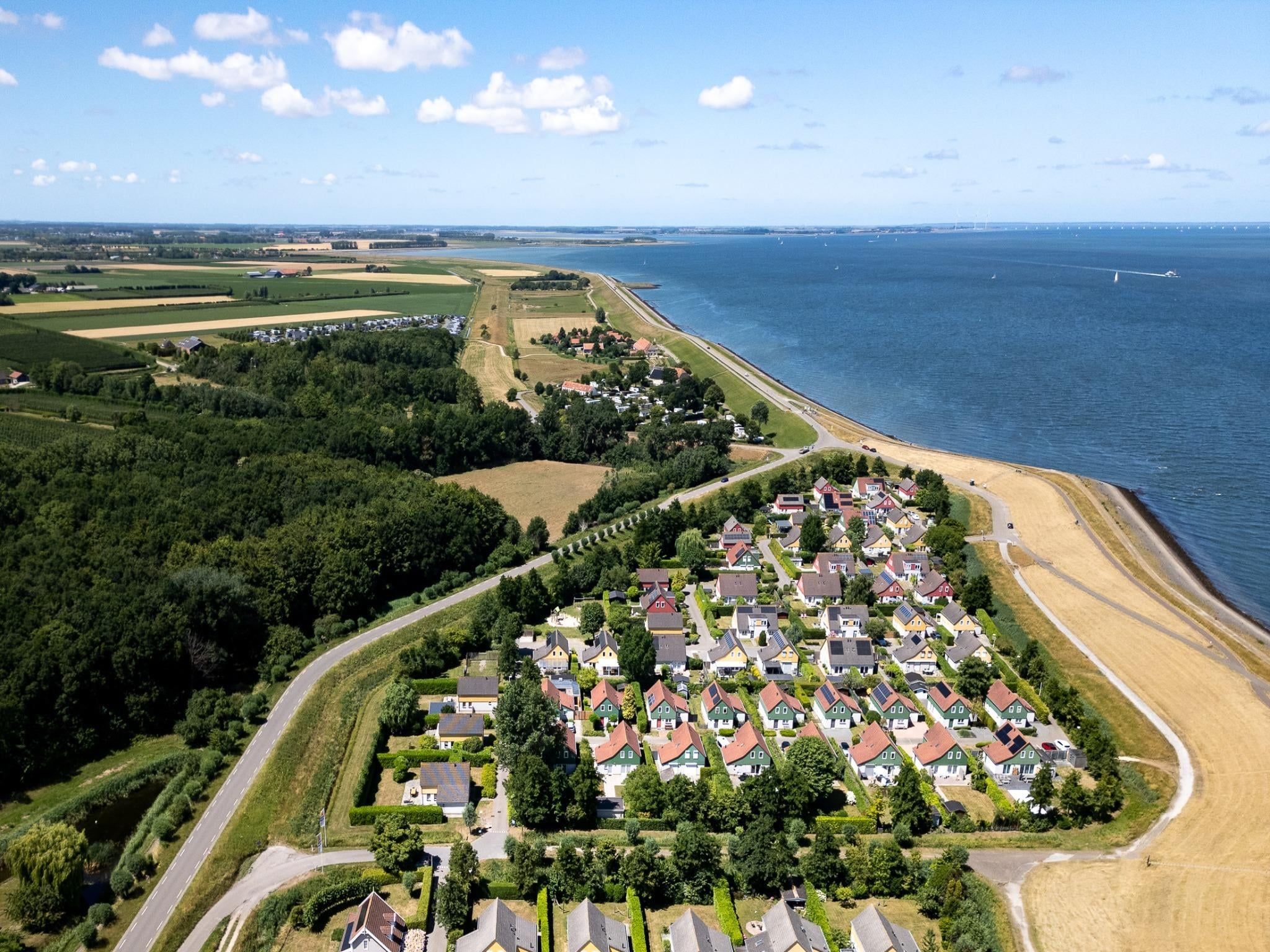 De omgeving van Villapark De Oesterbaai 110 in Wemeldinge
