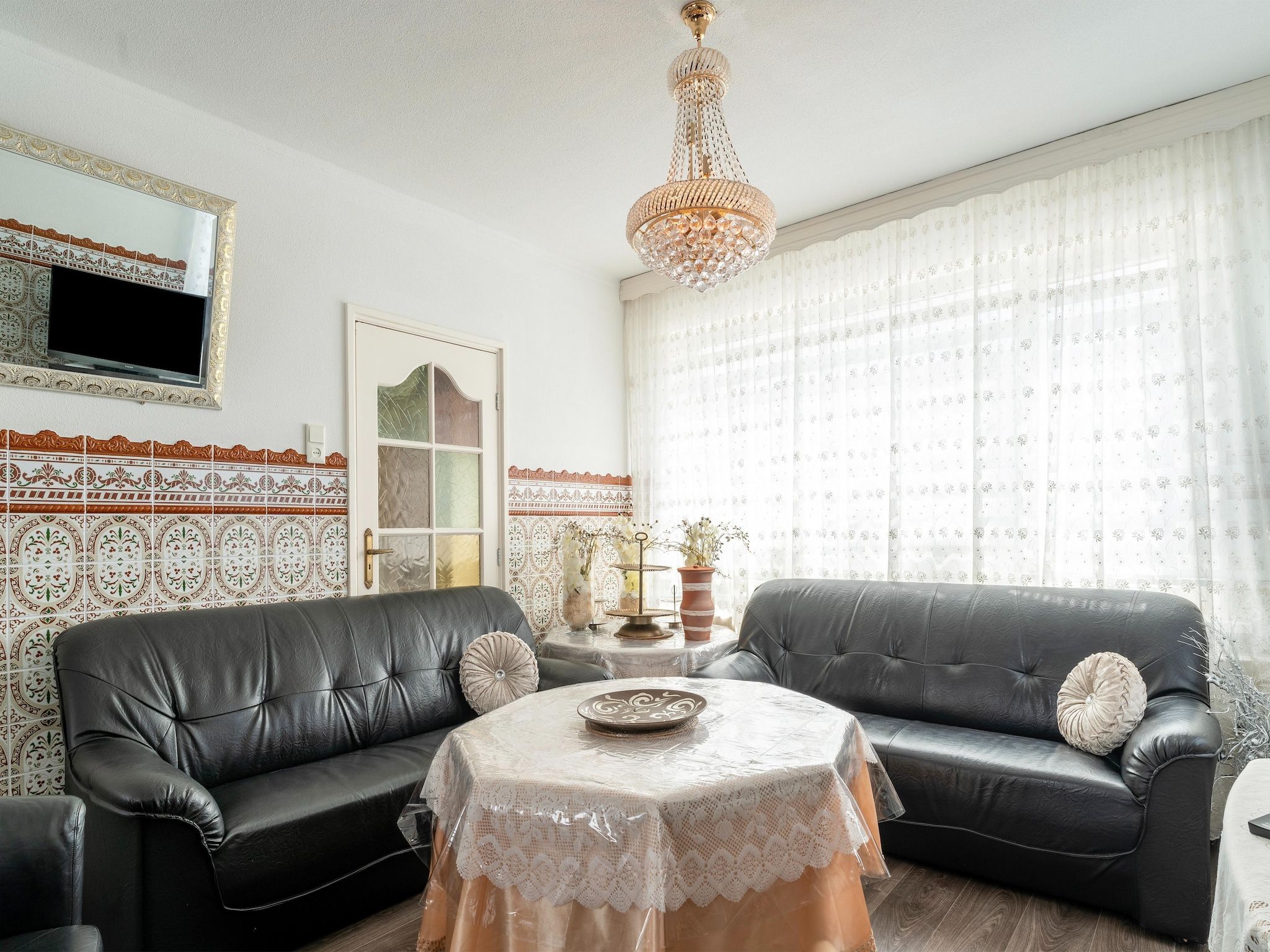 De woonkamer van Vakantiewoning Aarab in Vlissingen