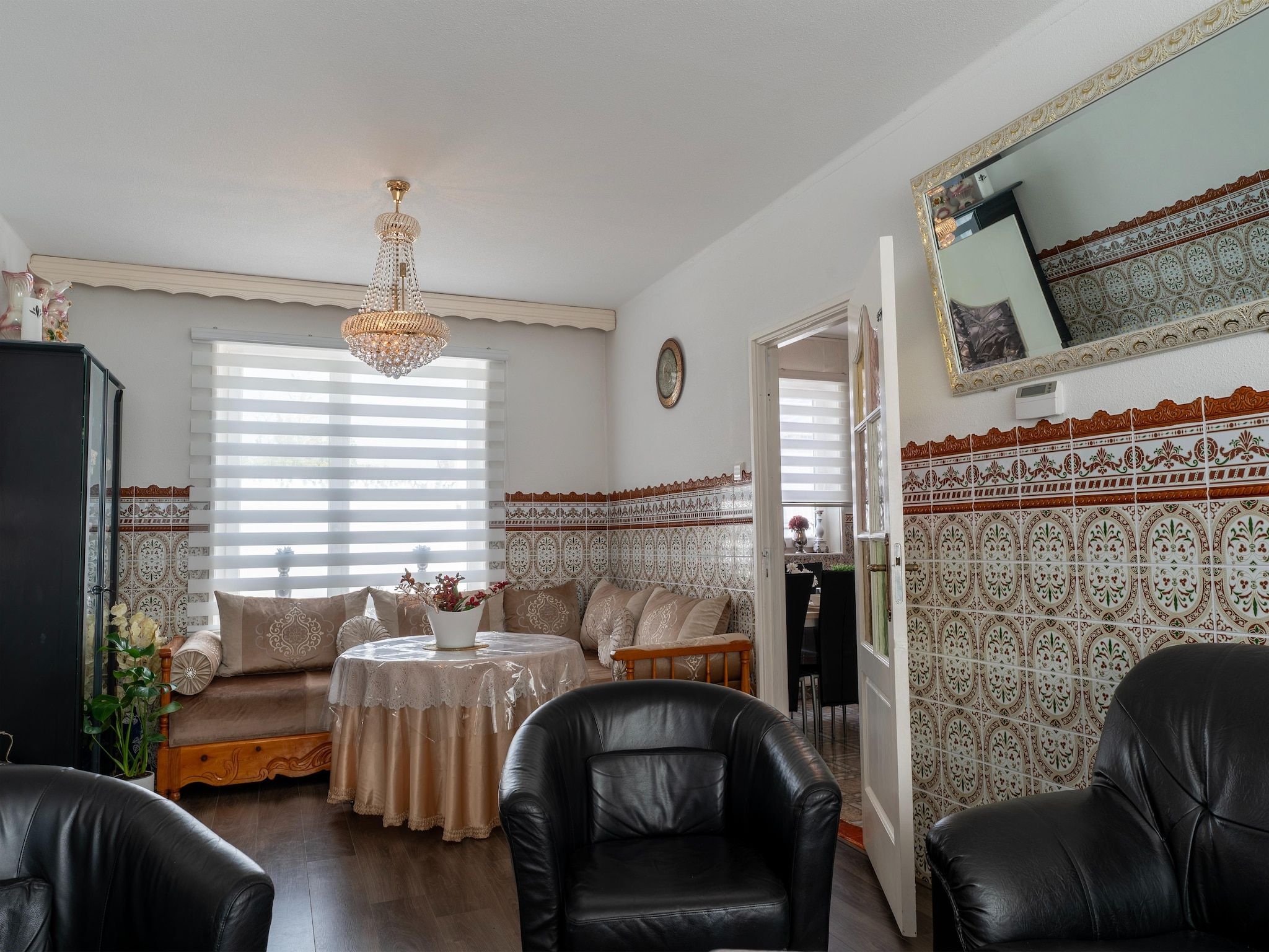 De woonkamer van Vakantiewoning Aarab in Vlissingen