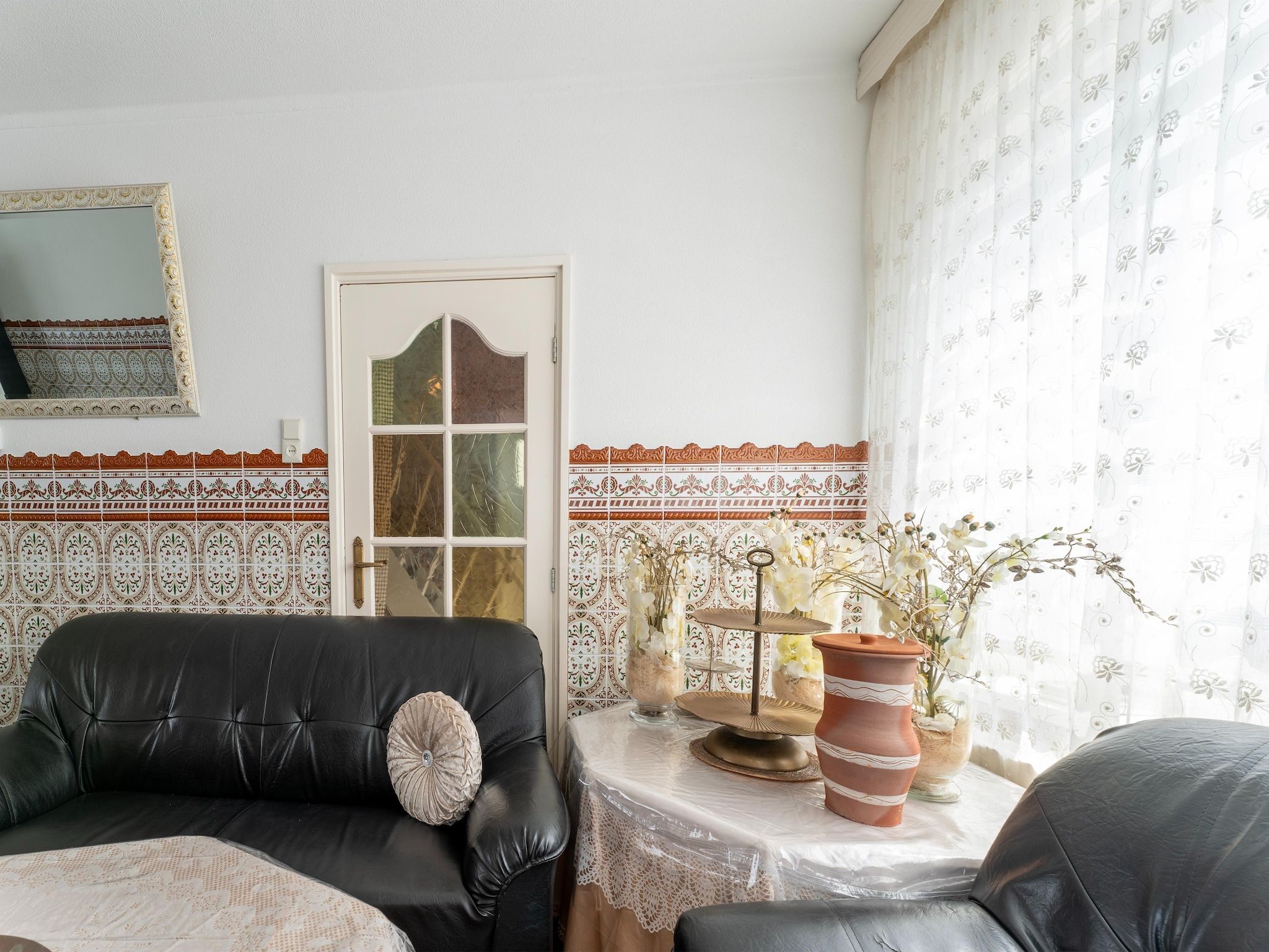 De woonkamer van Vakantiewoning Aarab in Vlissingen