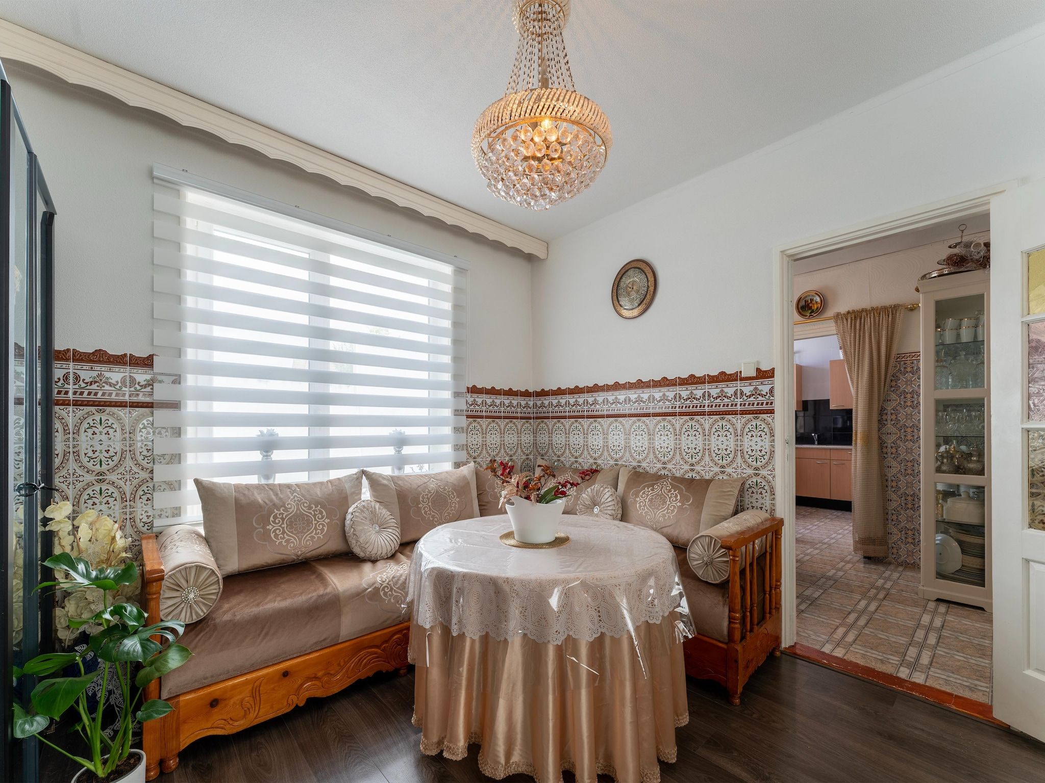 De woonkamer van Vakantiewoning Aarab in Vlissingen