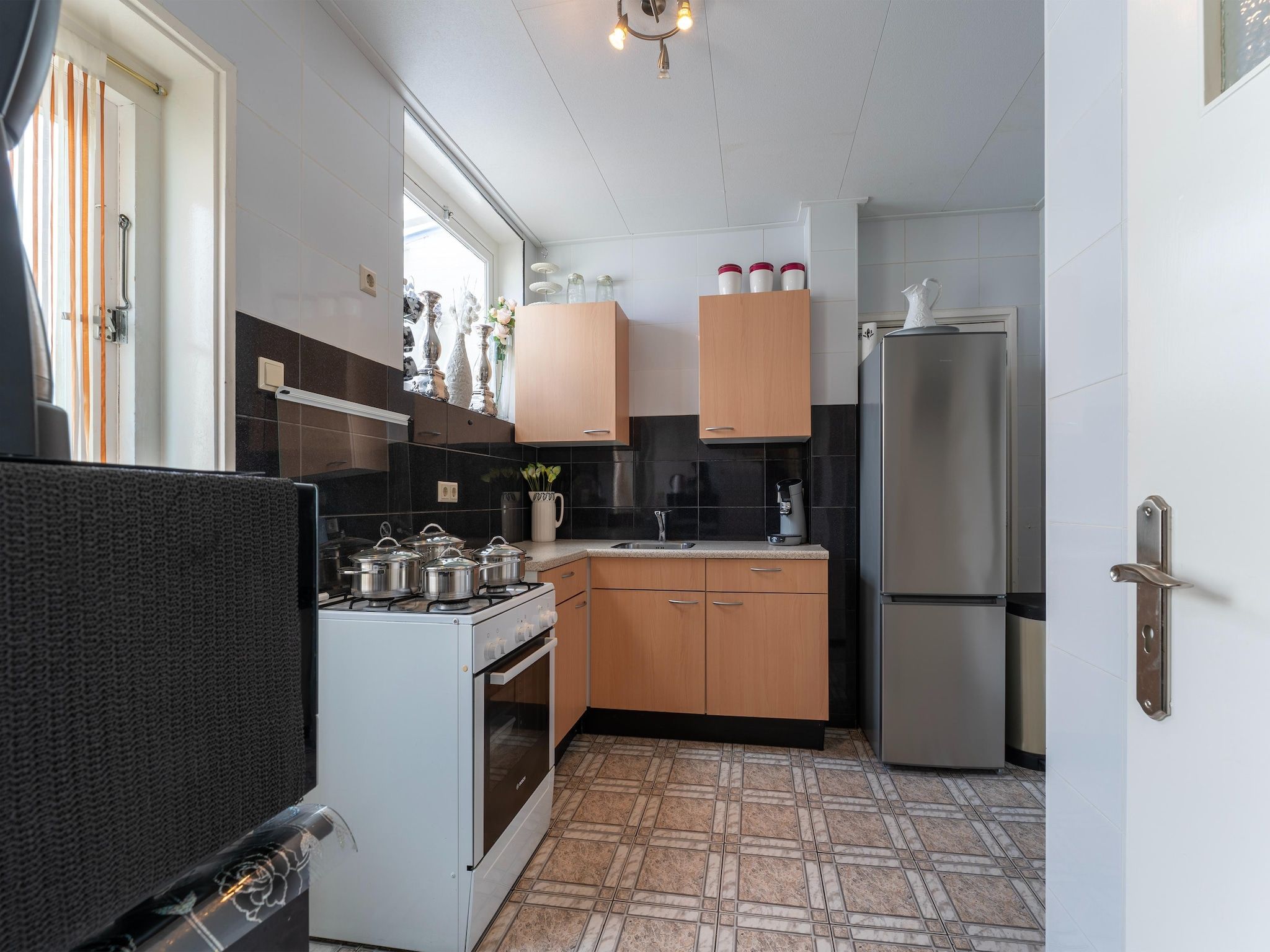 De keuken van Vakantiewoning Aarab in Vlissingen