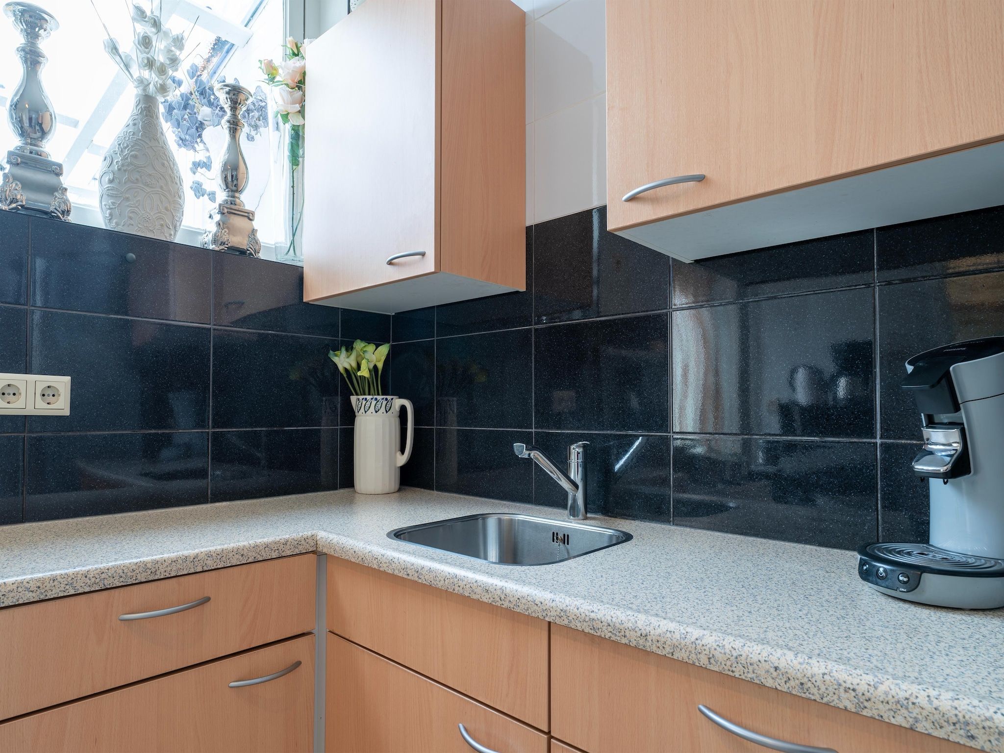 De keuken van Vakantiewoning Aarab in Vlissingen